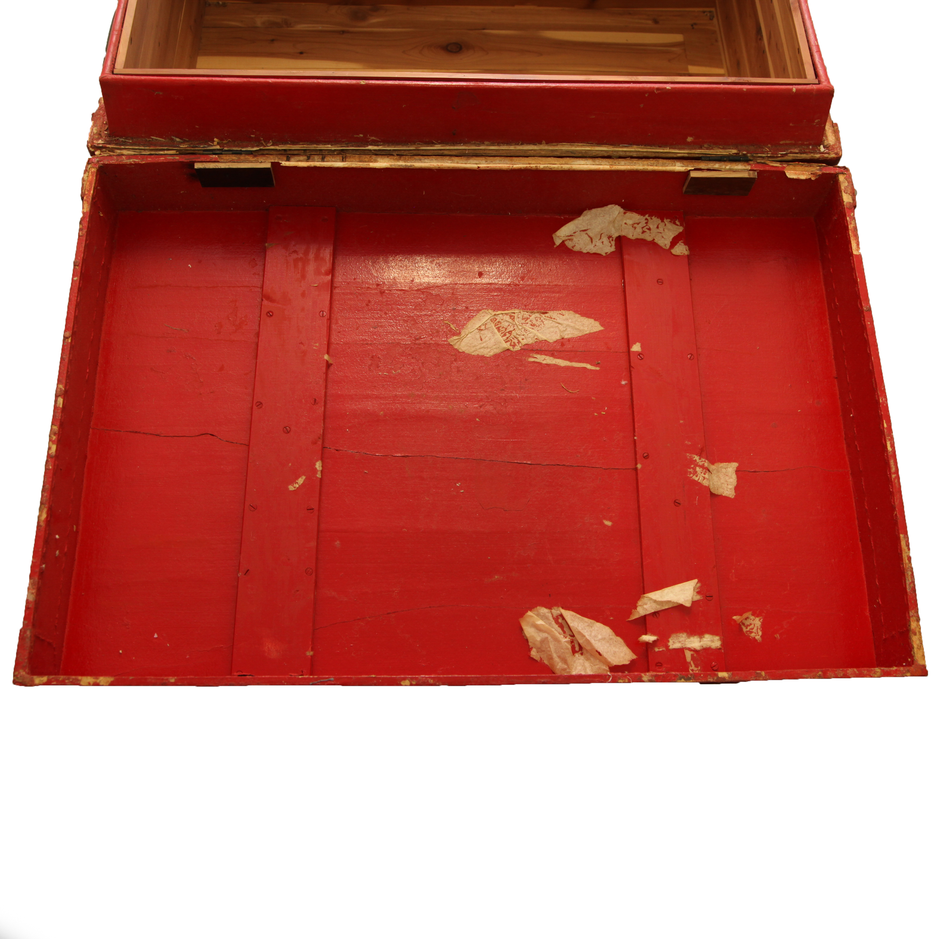 Vintage Chinoiserie Cedar Trunk