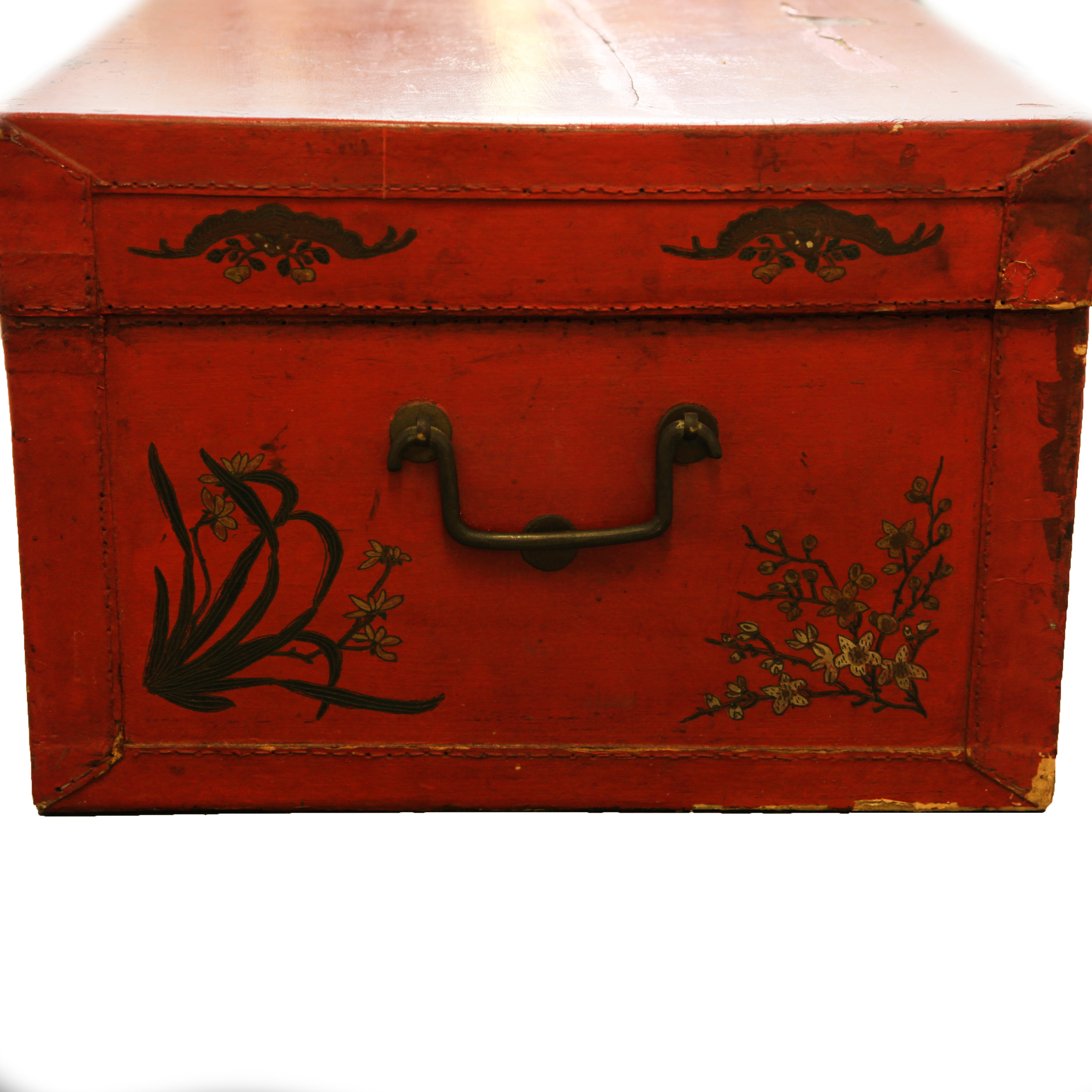 Vintage Chinoiserie Cedar Trunk