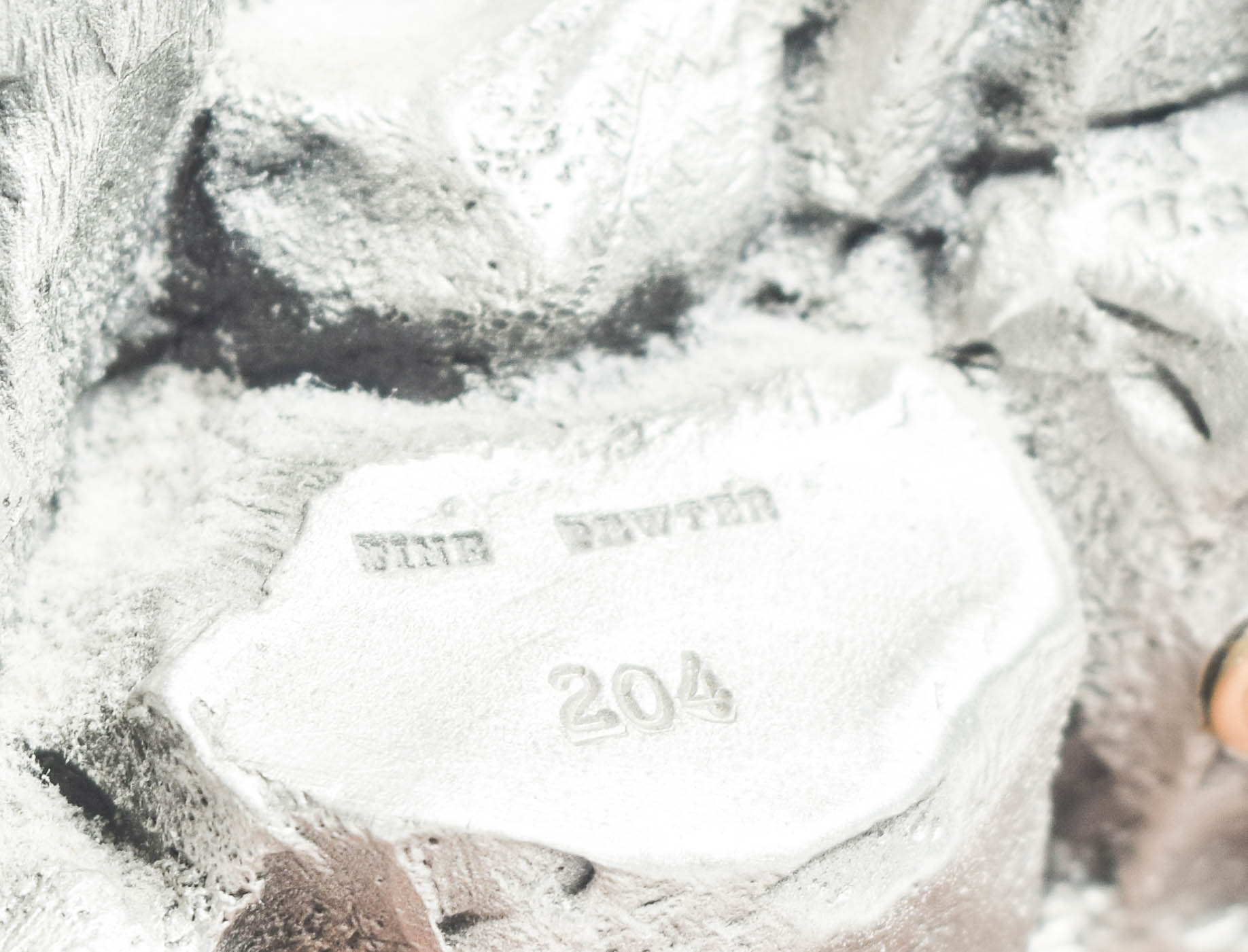 Pair of Limited Edition Polland and Remington Reproduction Pewter Sculptures