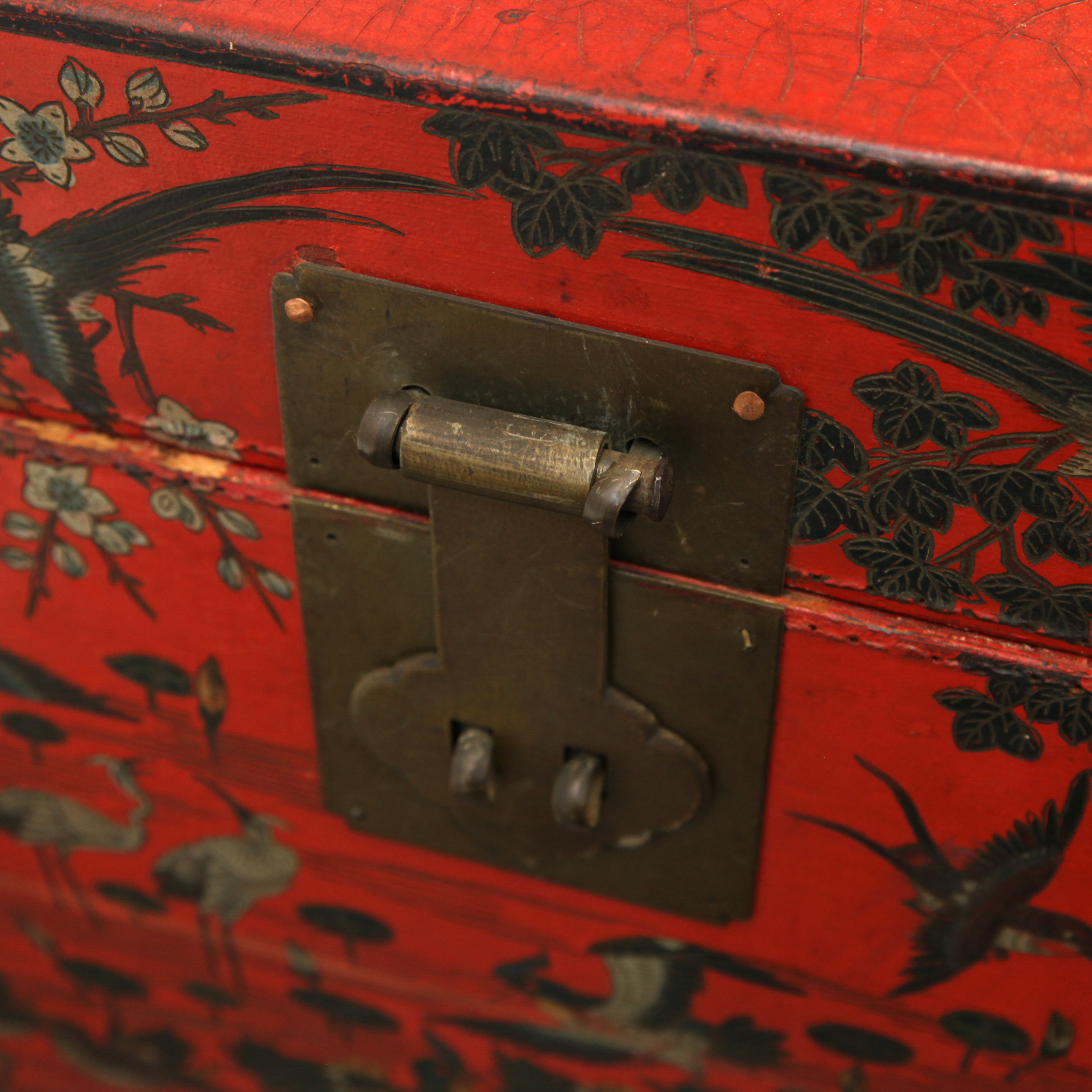 Vintage Chinoiserie Cedar Chest