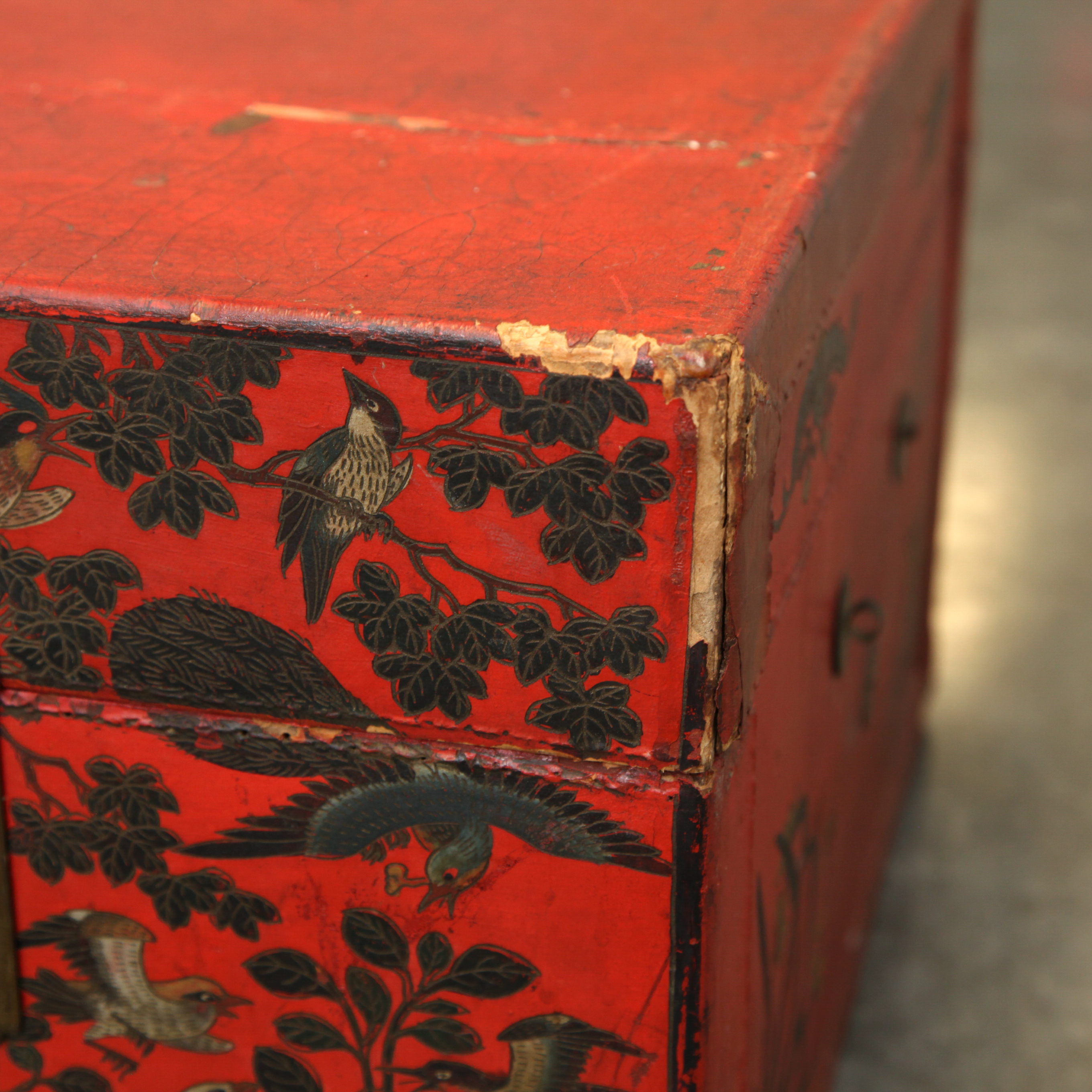 Vintage Chinoiserie Cedar Chest