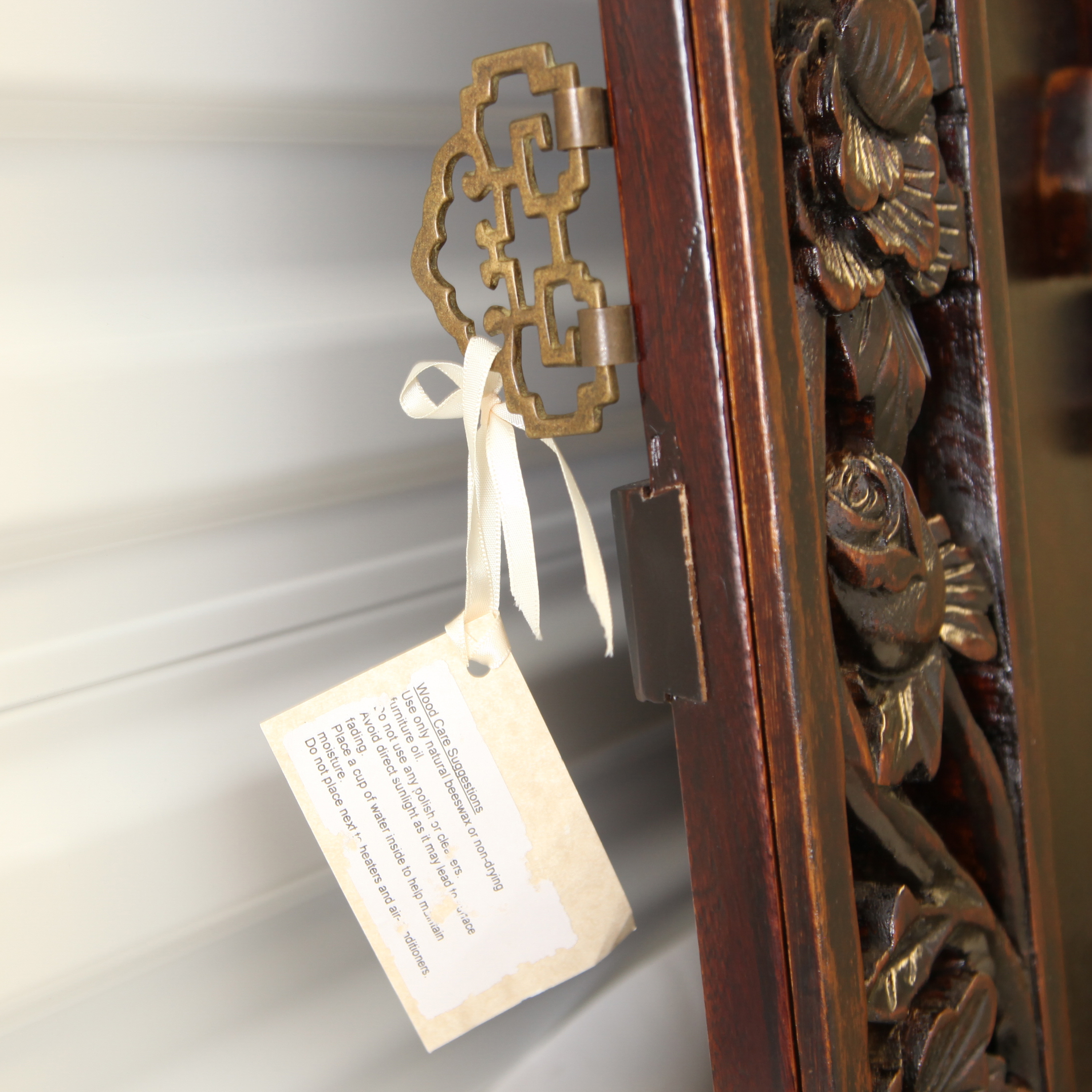 Chinese Carved Wood Sign