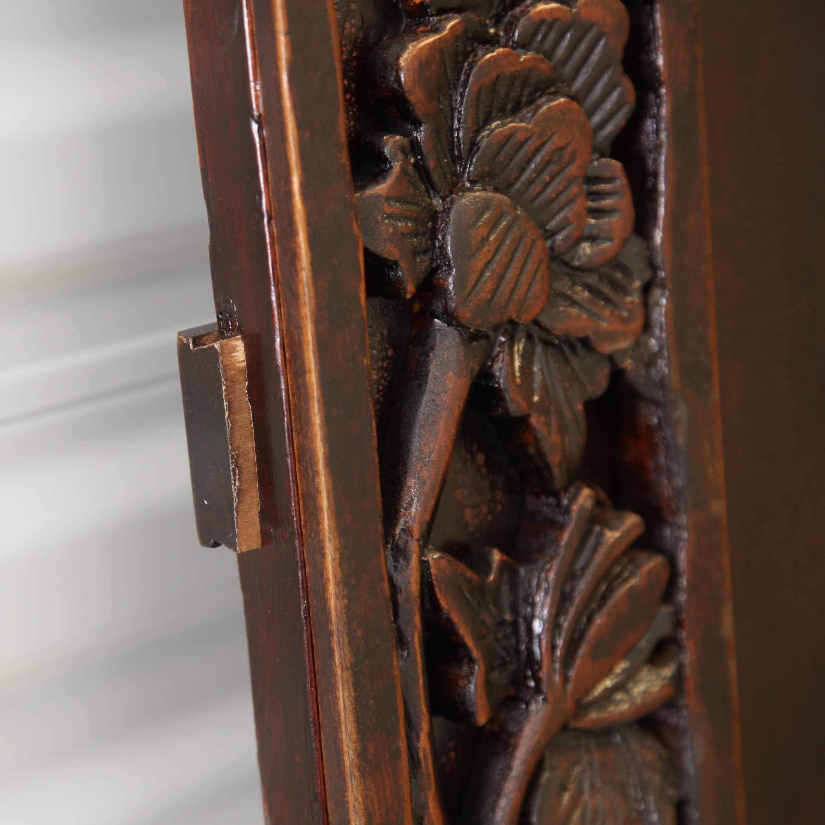 Chinese Carved Wood Sign