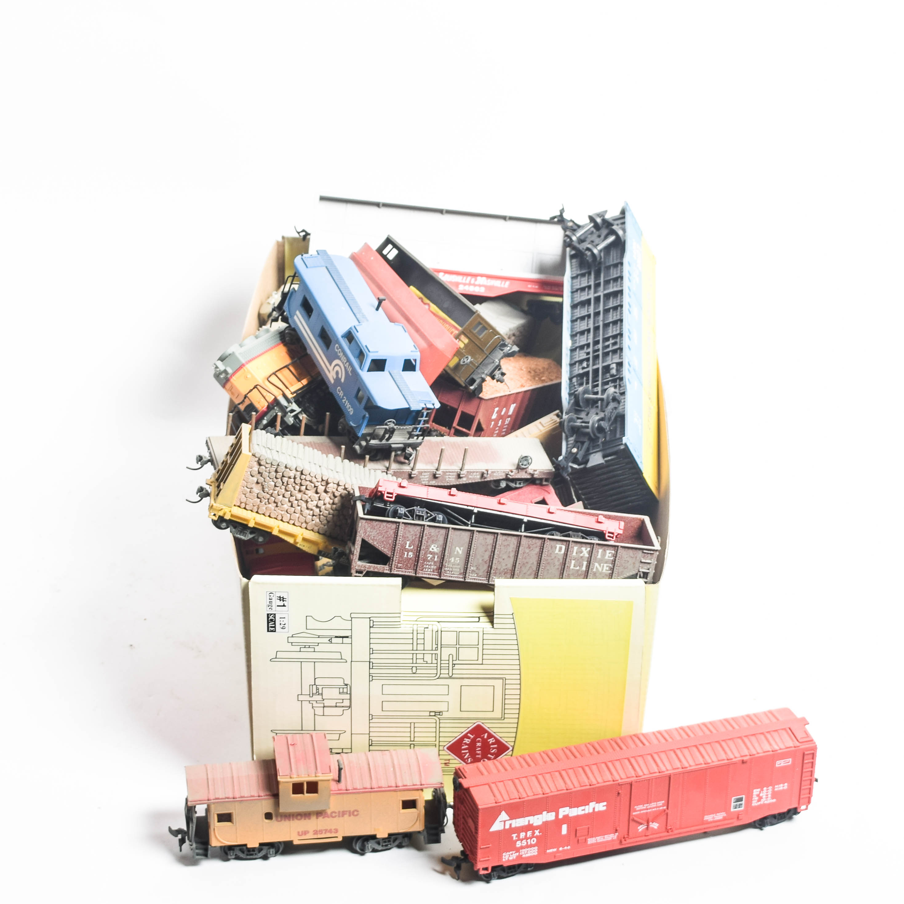 Collection of HO Scale Trains