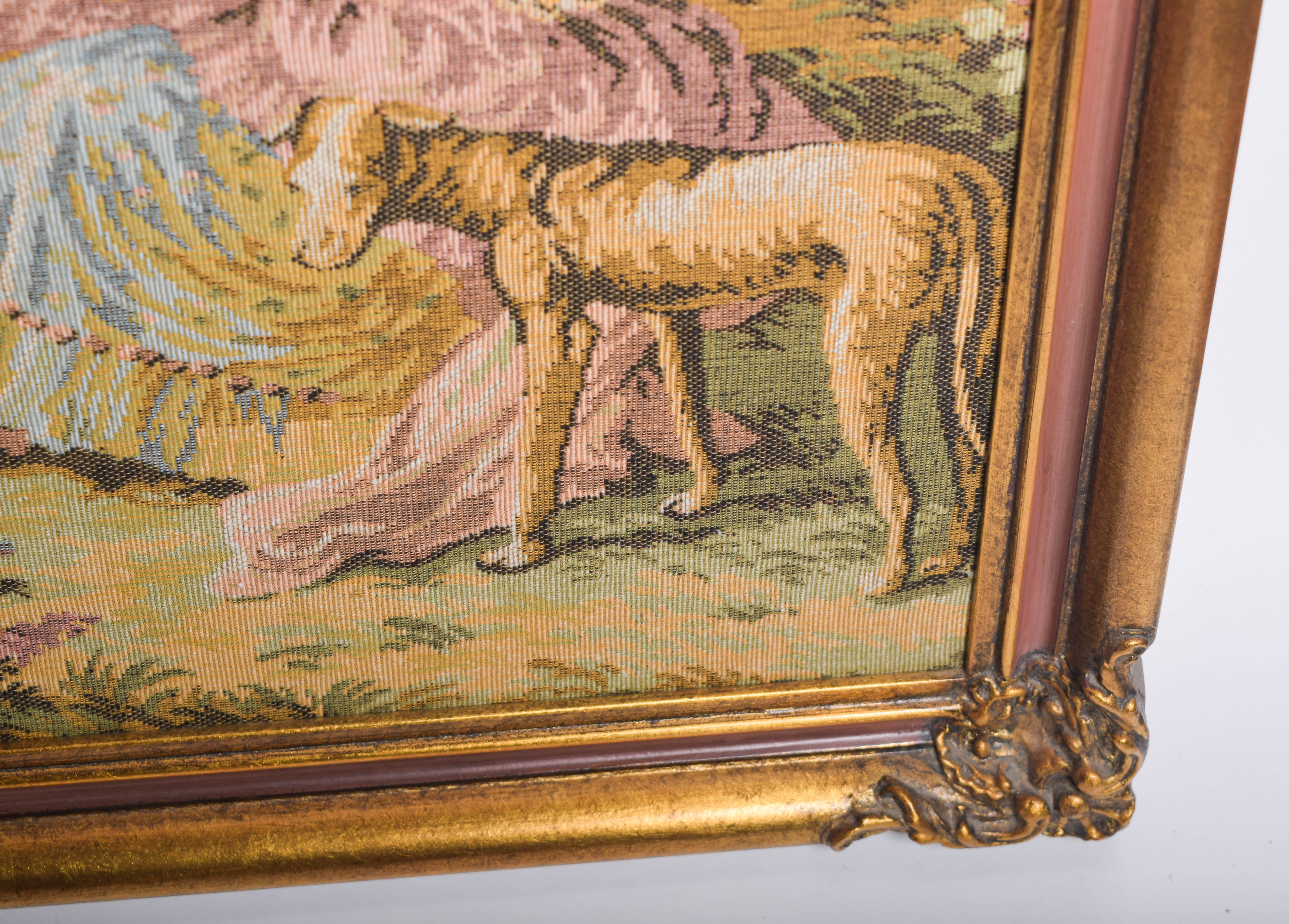 Vintage Rococo Style Tapestry