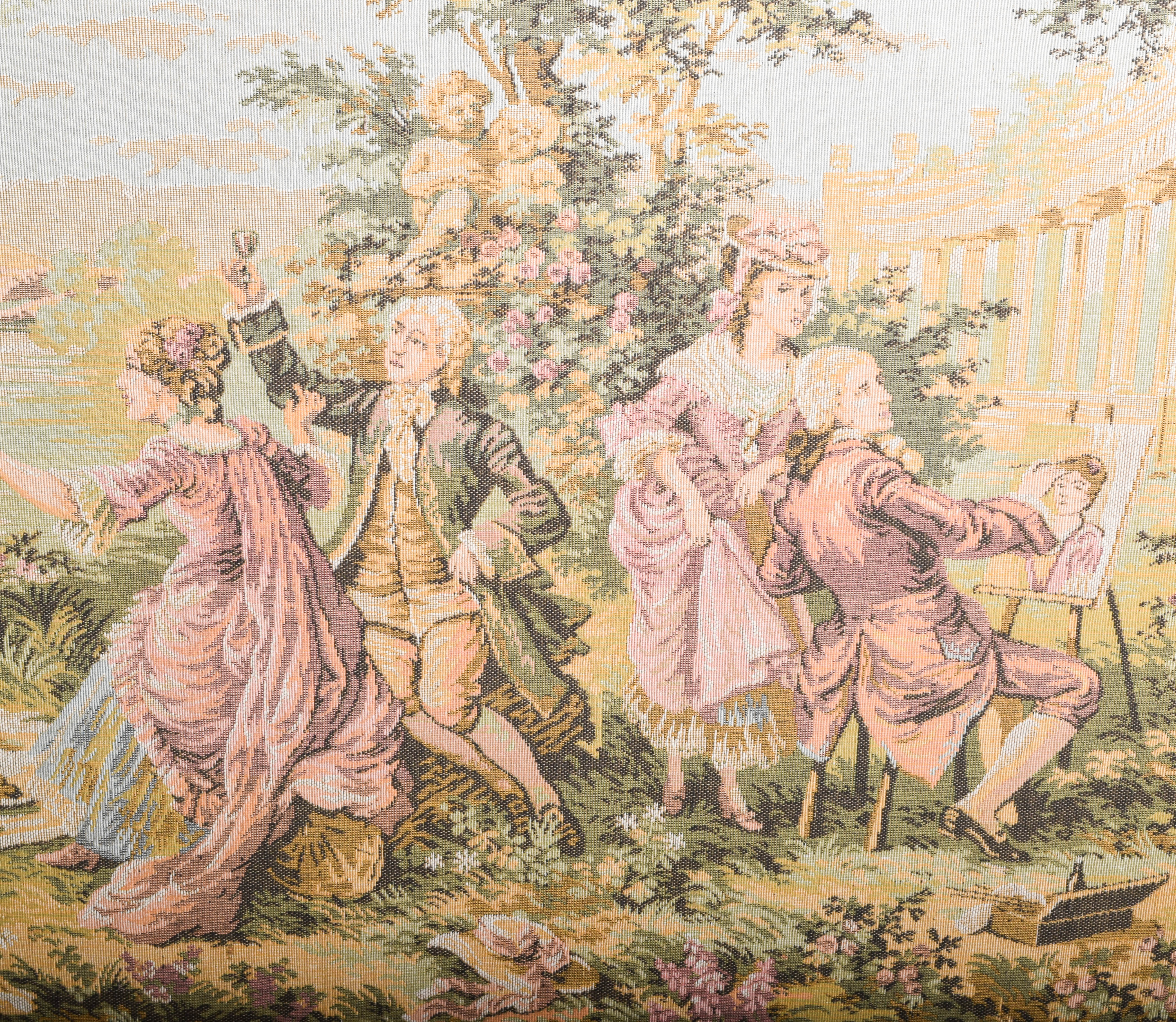 Vintage Rococo Style Tapestry