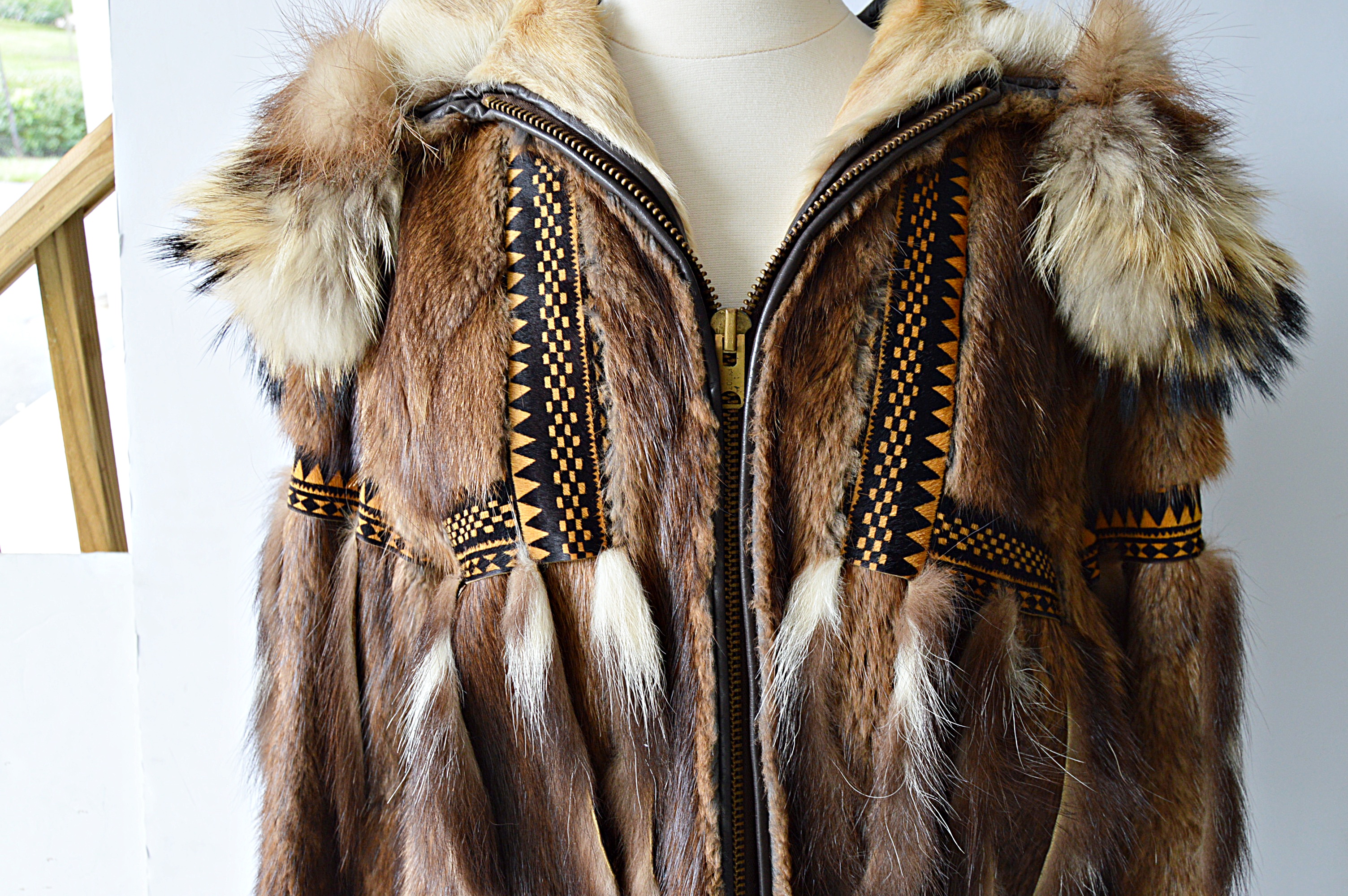 David Green Alaskan Fur Parka with Fox Trim