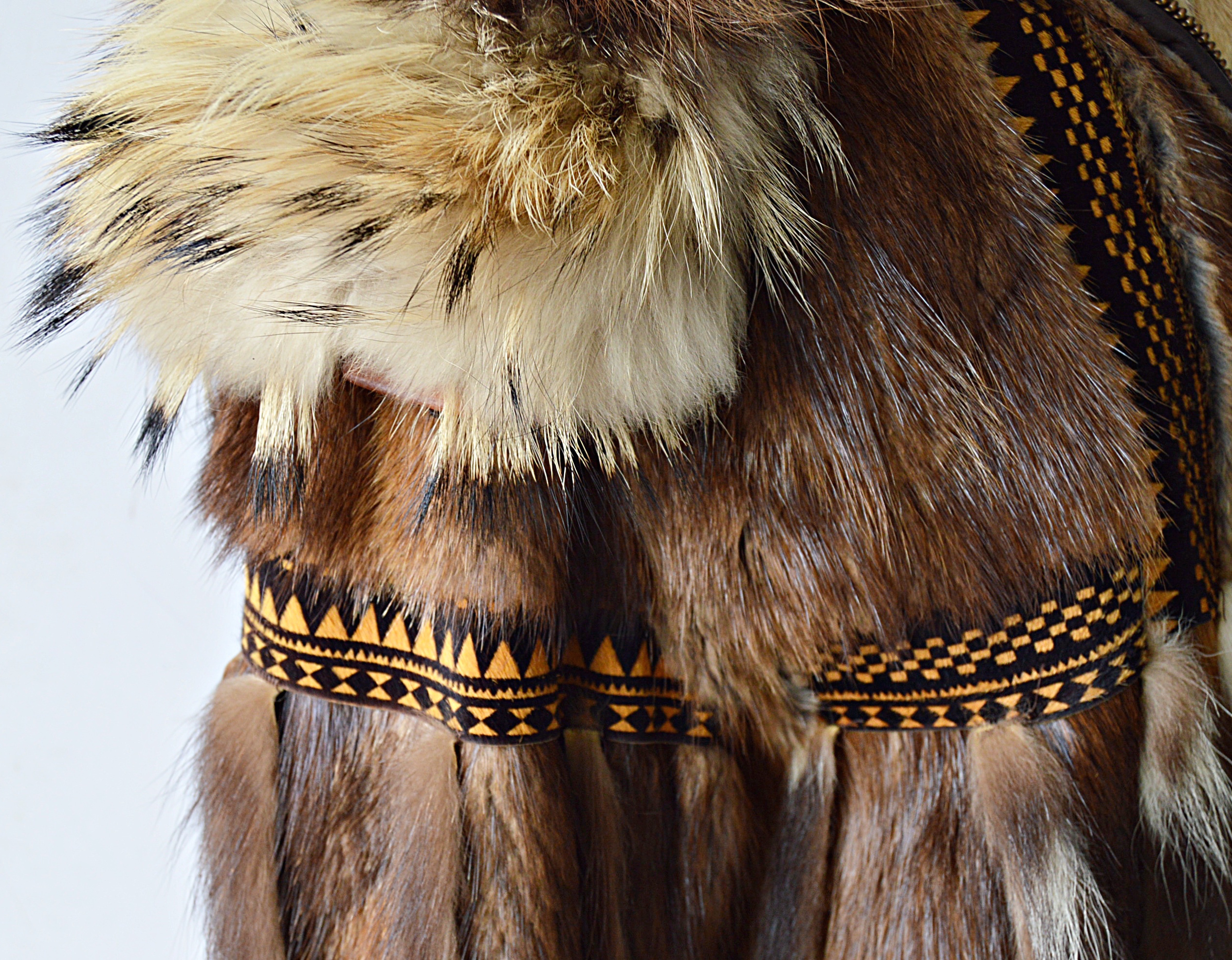 David Green Alaskan Fur Parka with Fox Trim