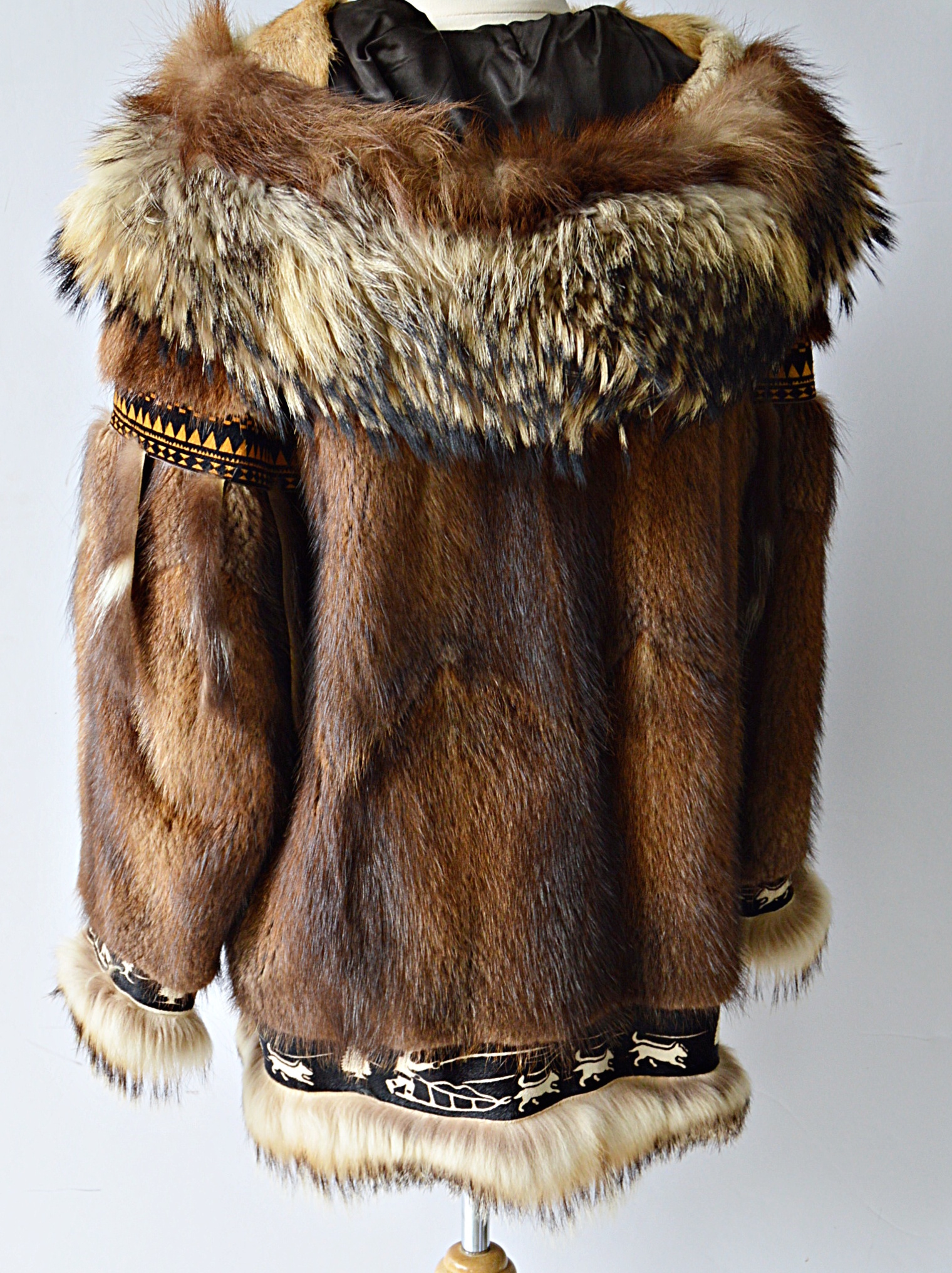 David Green Alaskan Fur Parka with Fox Trim