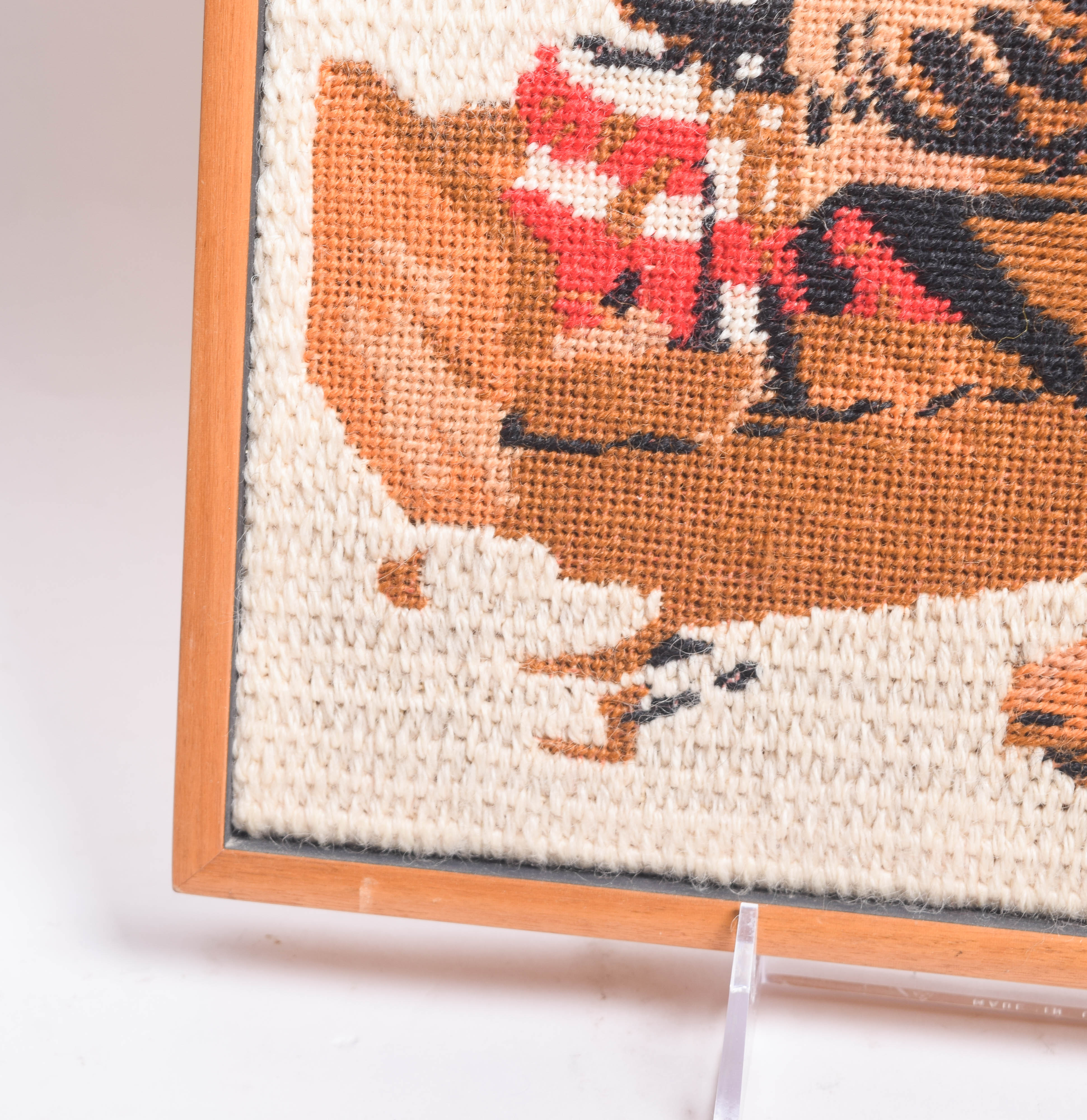 Needlepoint After Norman Rockwell "Bedside Manner"