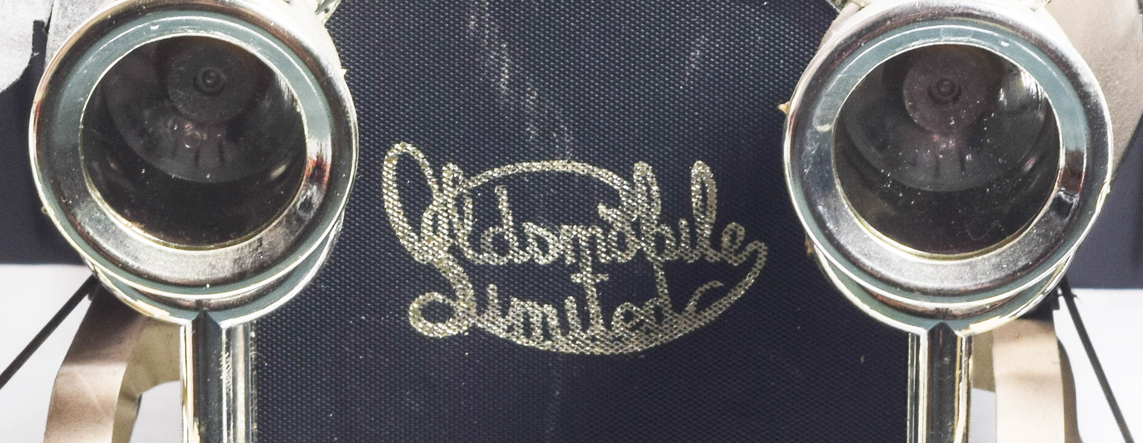 1910 Oldsmobile and 1910 Chevrolet Car Shaped Decanters