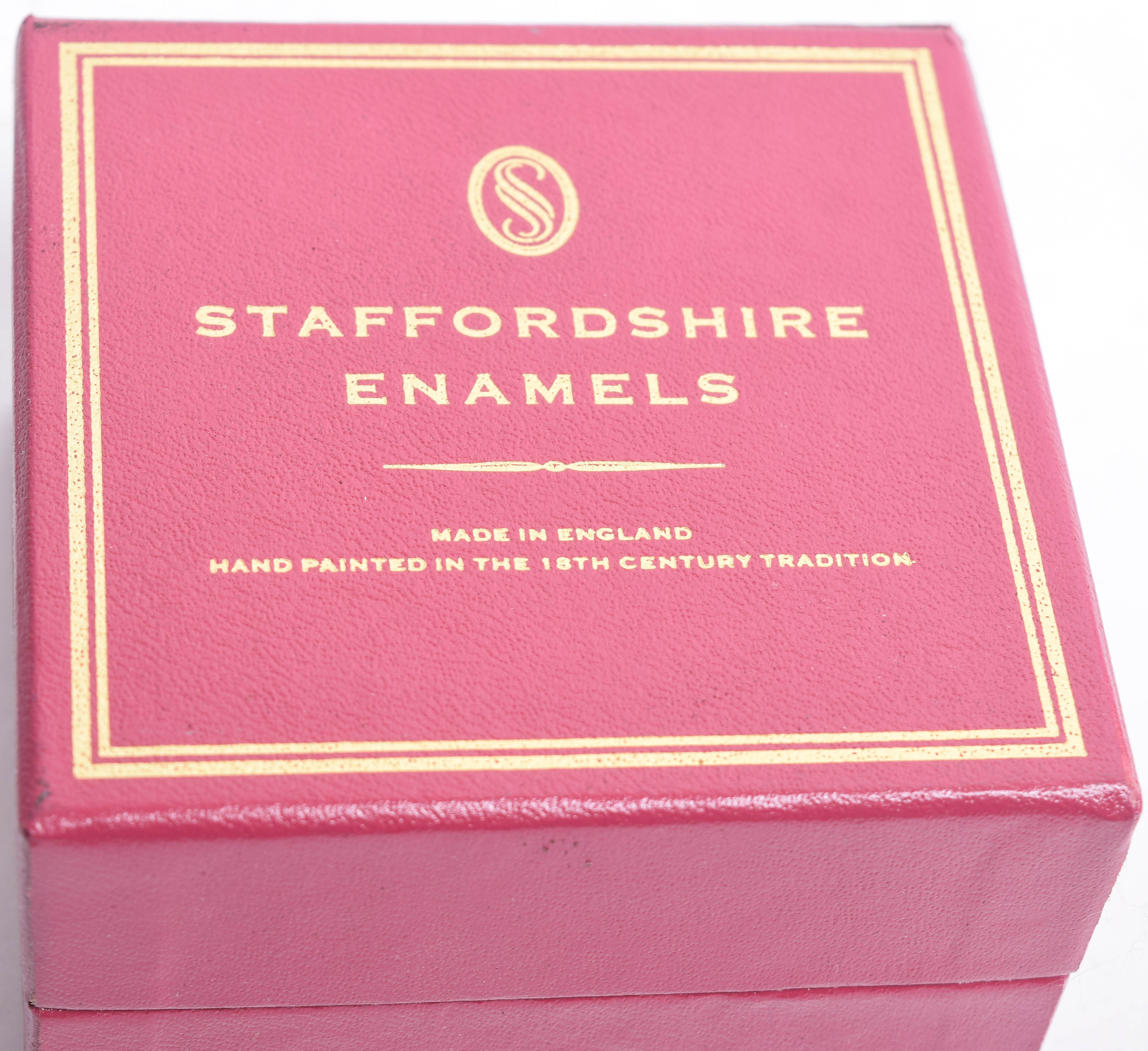 Assortment of Staffordshire and Halcyon Days Enamel Boxes