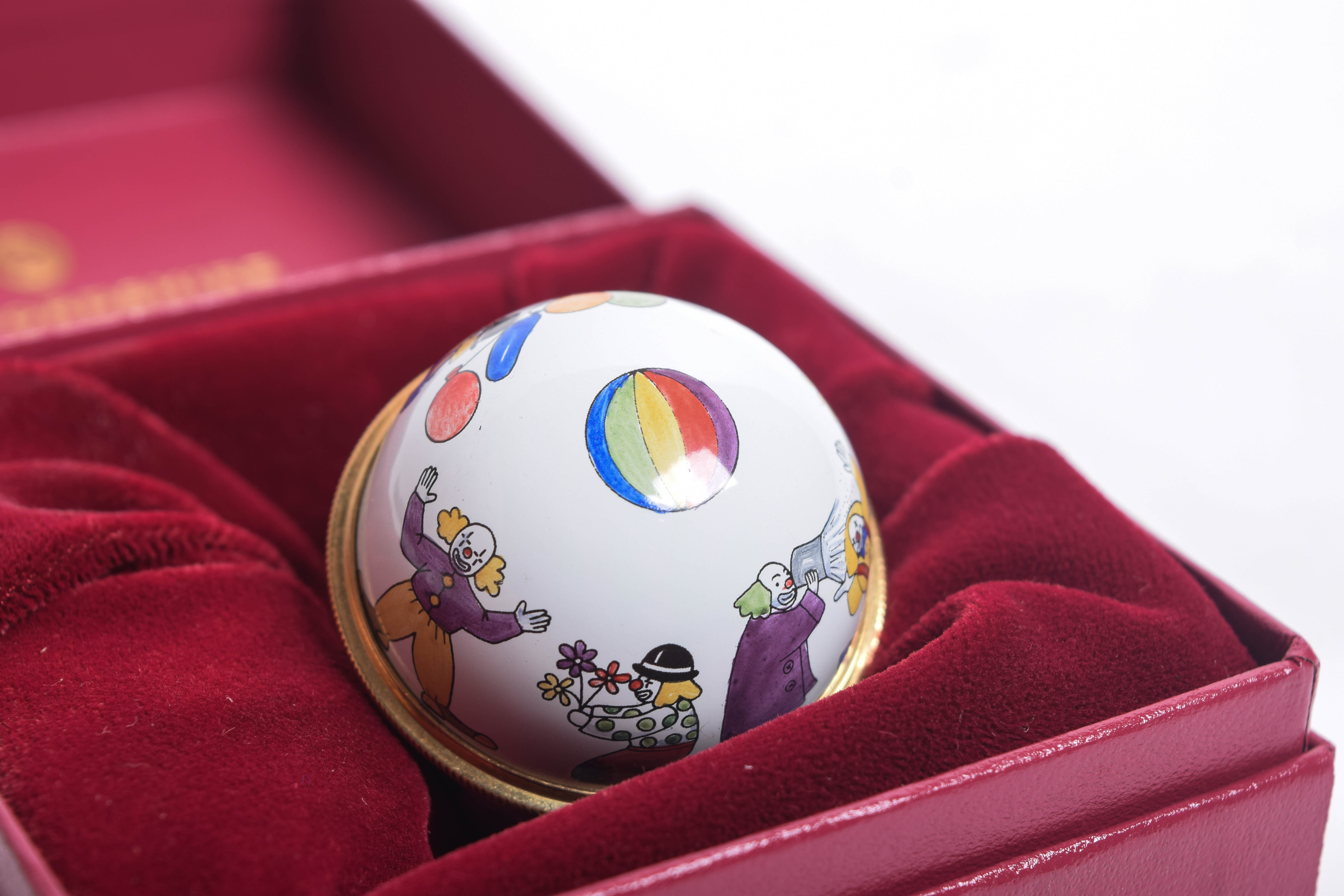 Assortment of Staffordshire and Halcyon Days Enamel Boxes