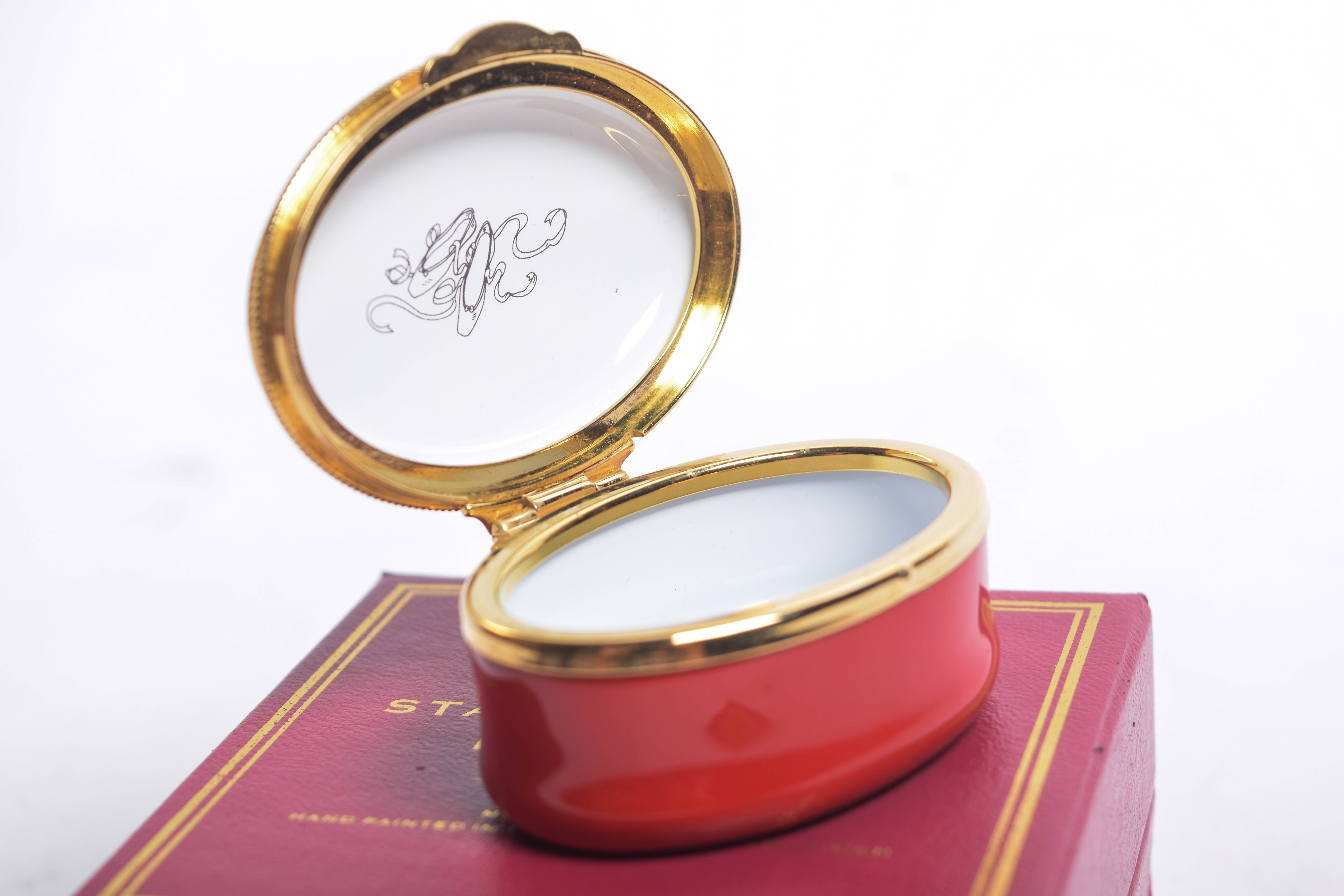 Assortment of Staffordshire and Halcyon Days Enamel Boxes