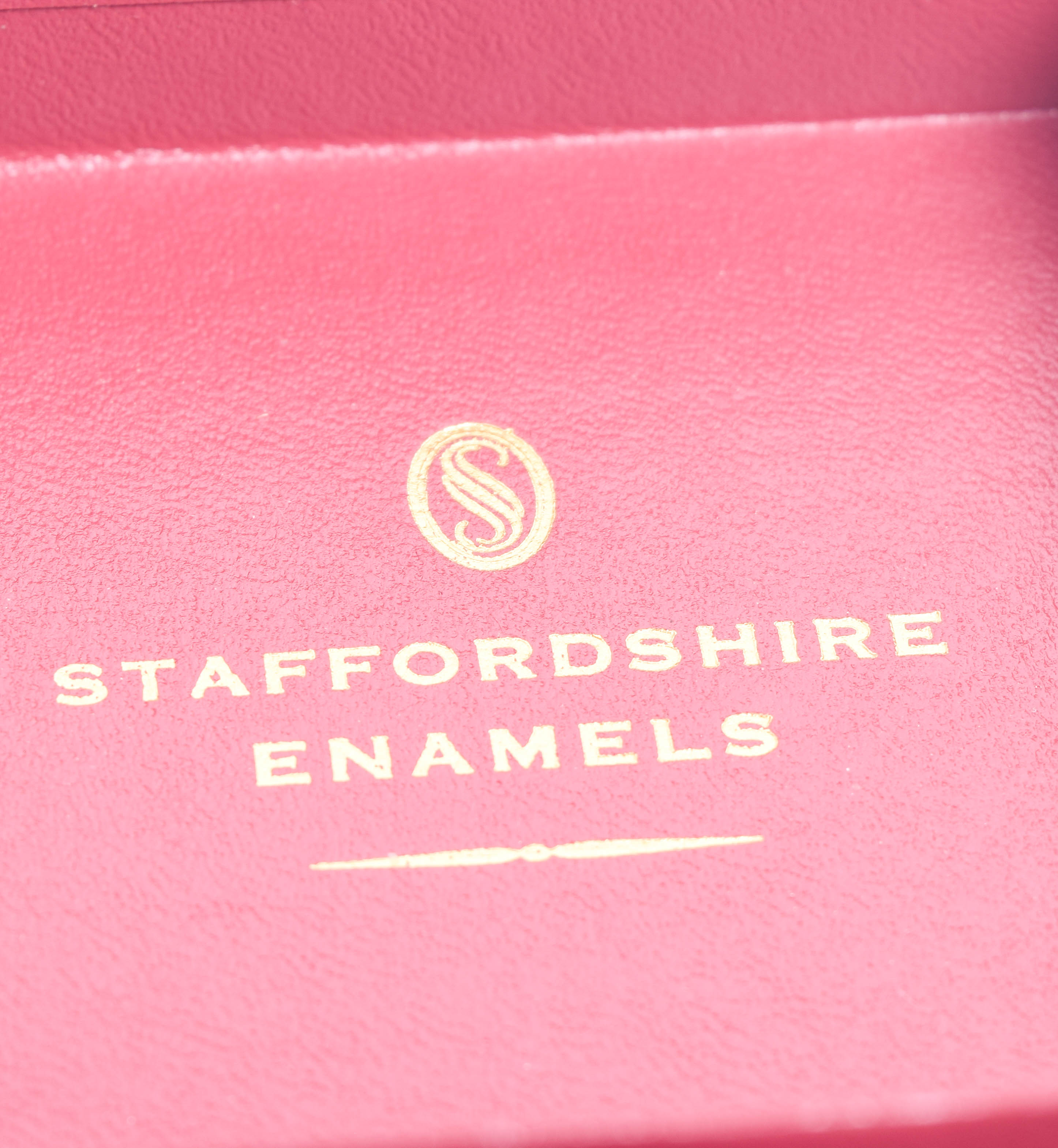 Assortment of Staffordshire and Halcyon Days Enamel Boxes