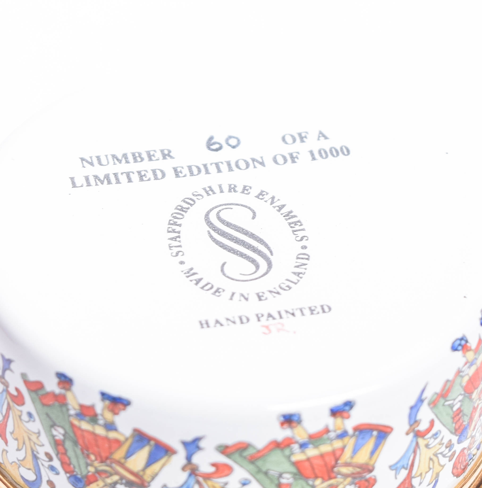 Assortment of Staffordshire and Halcyon Days Enamel Boxes