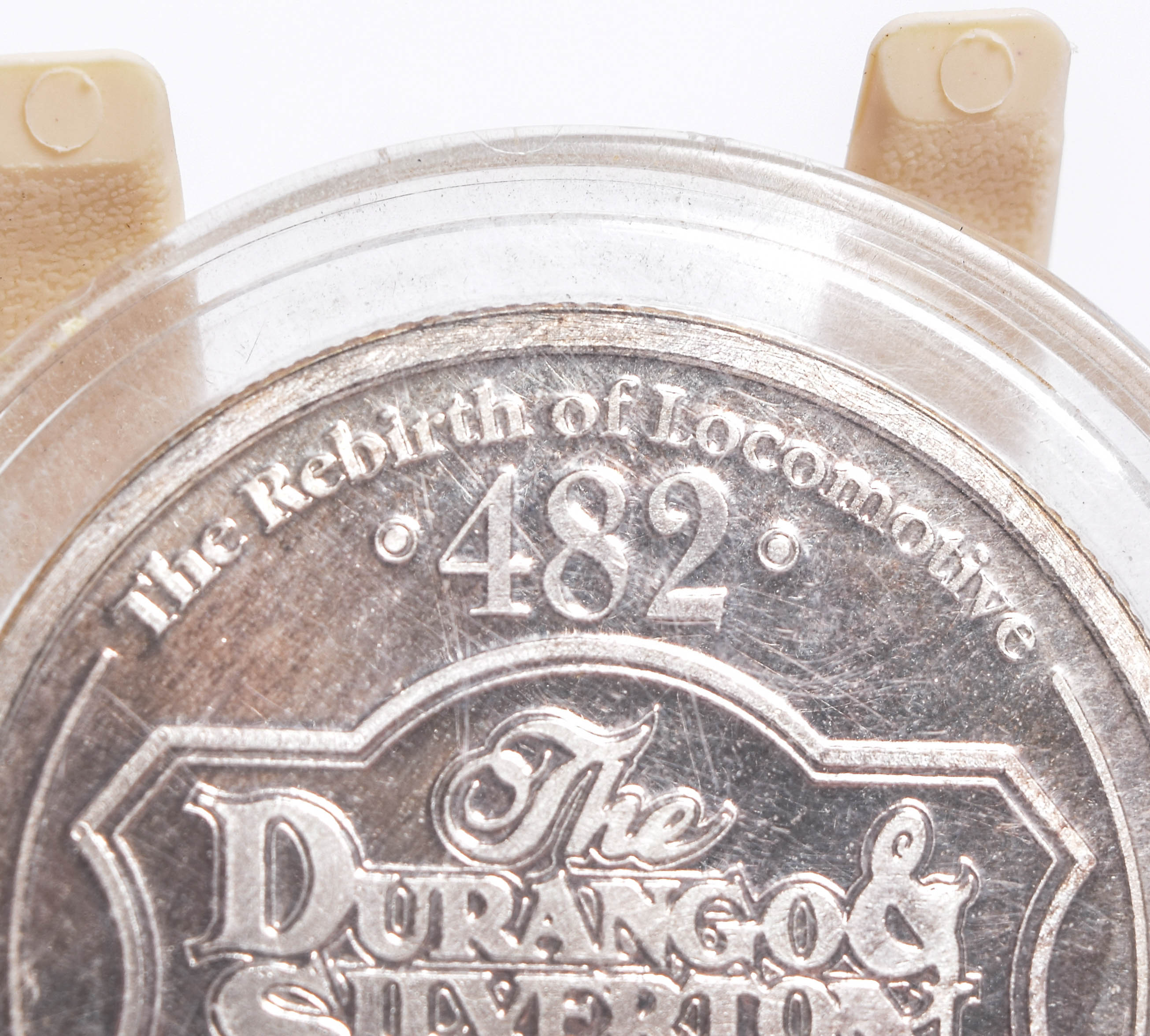 1992 Durango and Silverton Narrow Gauge Railroad Commemorative Silver Round