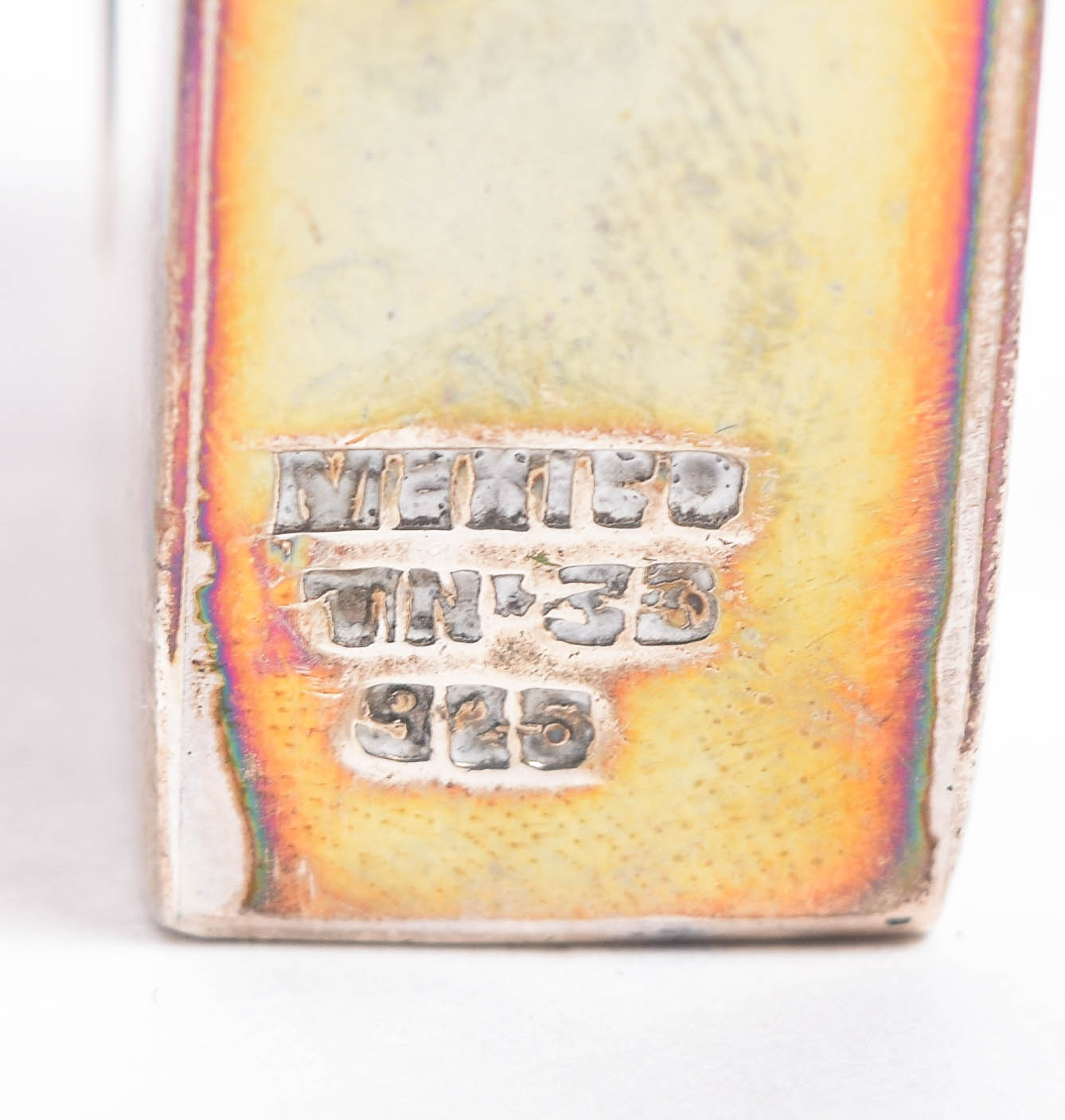 Vintage Taxco Sterling Silver Modernist Perfume Bottle