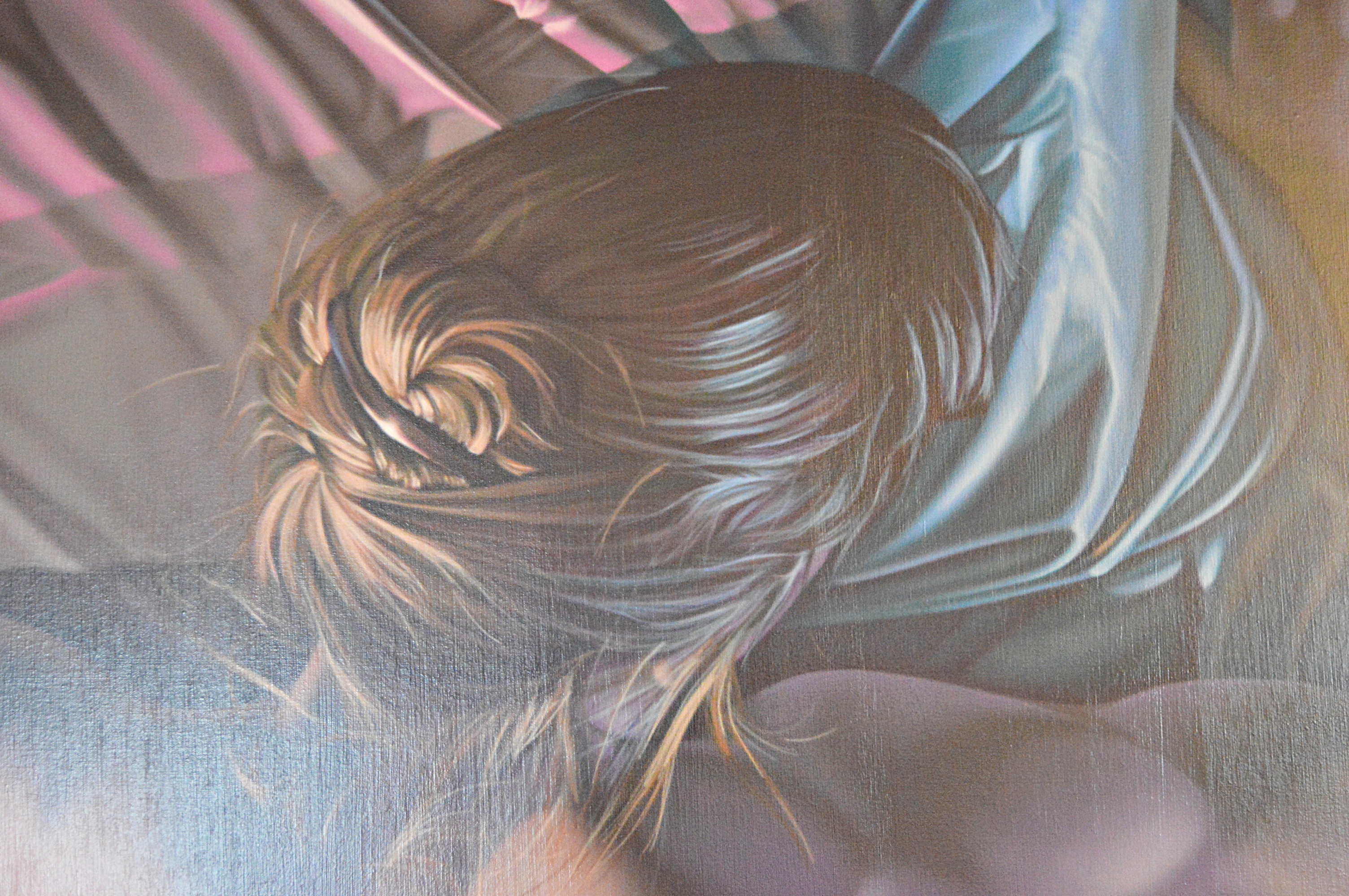 John P. Stewart Oil on Canvas Titled "Aurora"