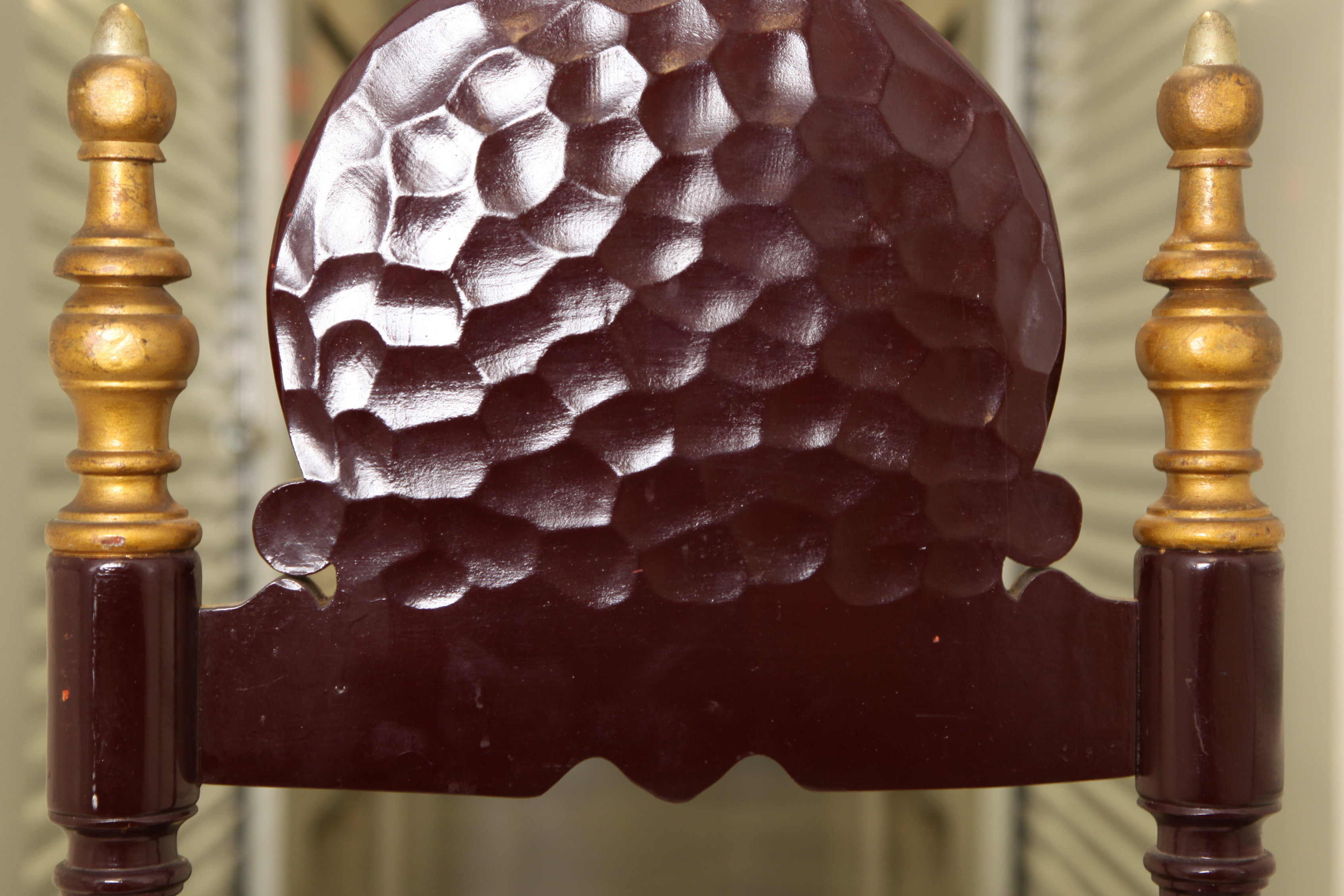 Vintage Spanish Colonial Style Ladderback Chair