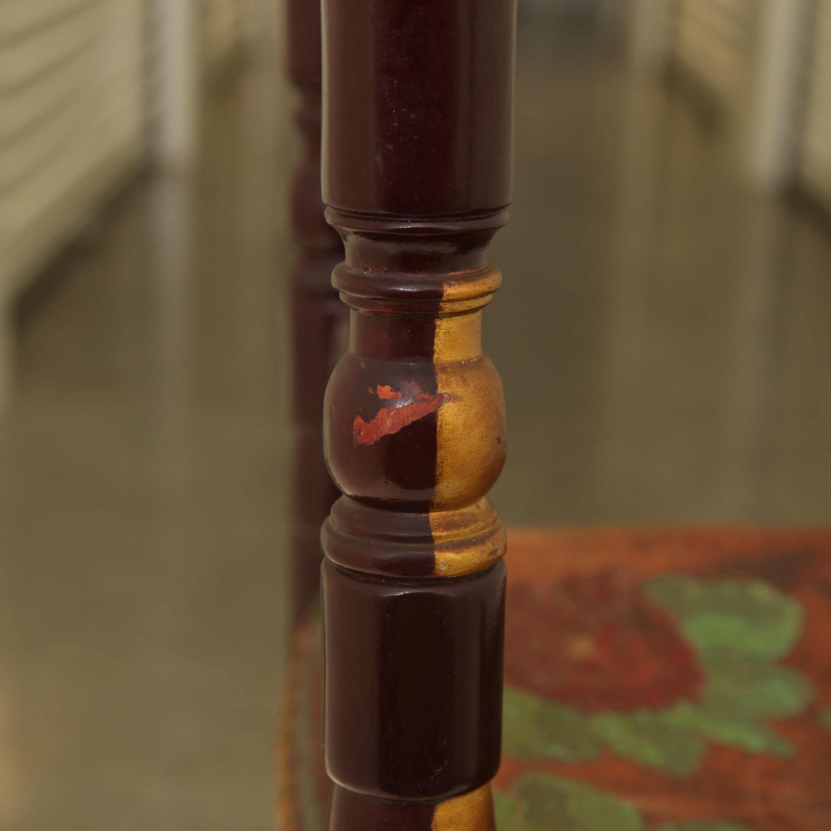 Vintage Spanish Colonial Style Ladderback Chair