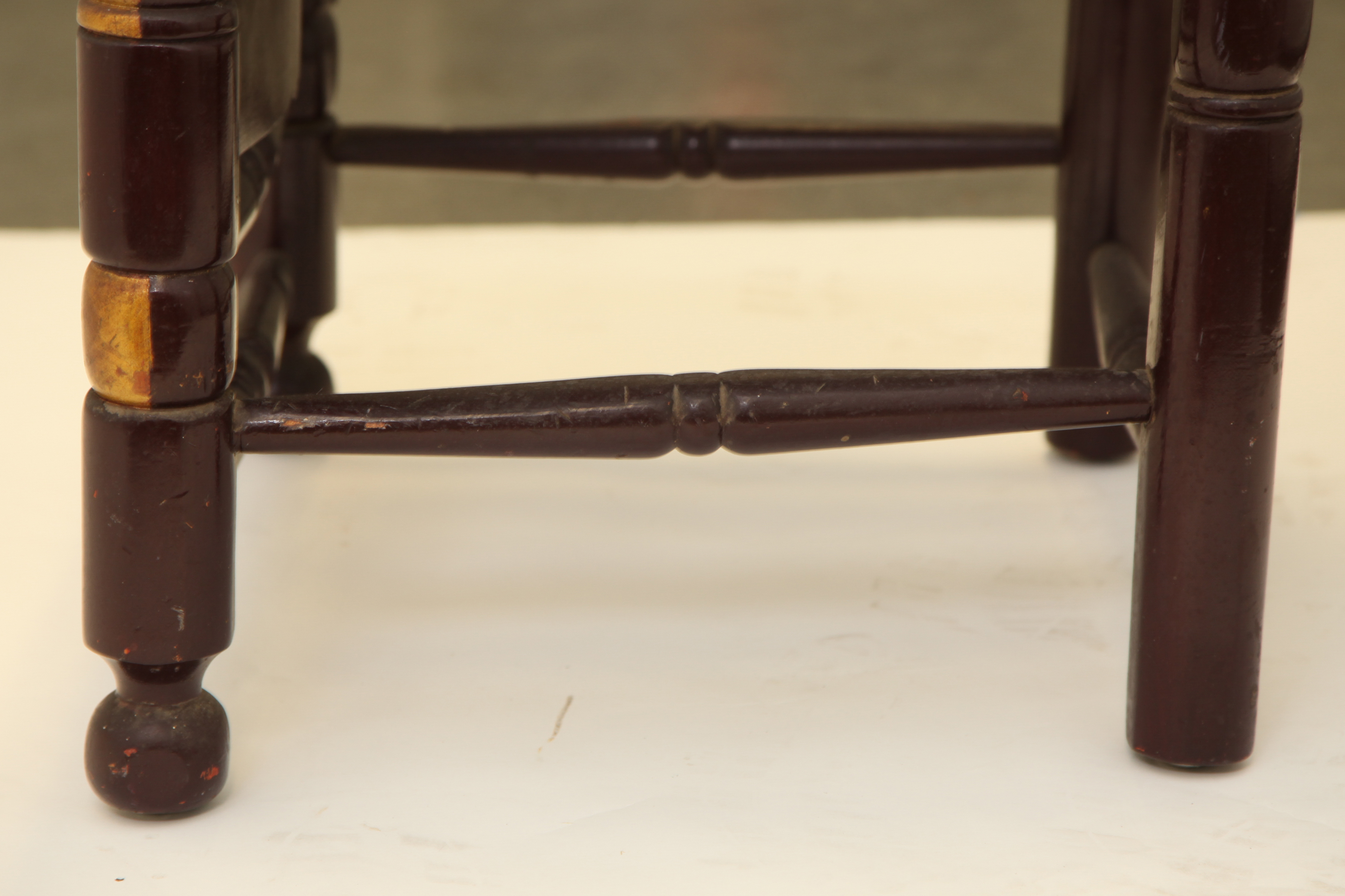 Vintage Spanish Colonial Style Ladderback Chair