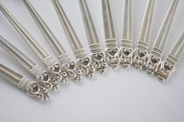 International Silver "Royal Danish" Sterling Flatware and Serving Utensil Set