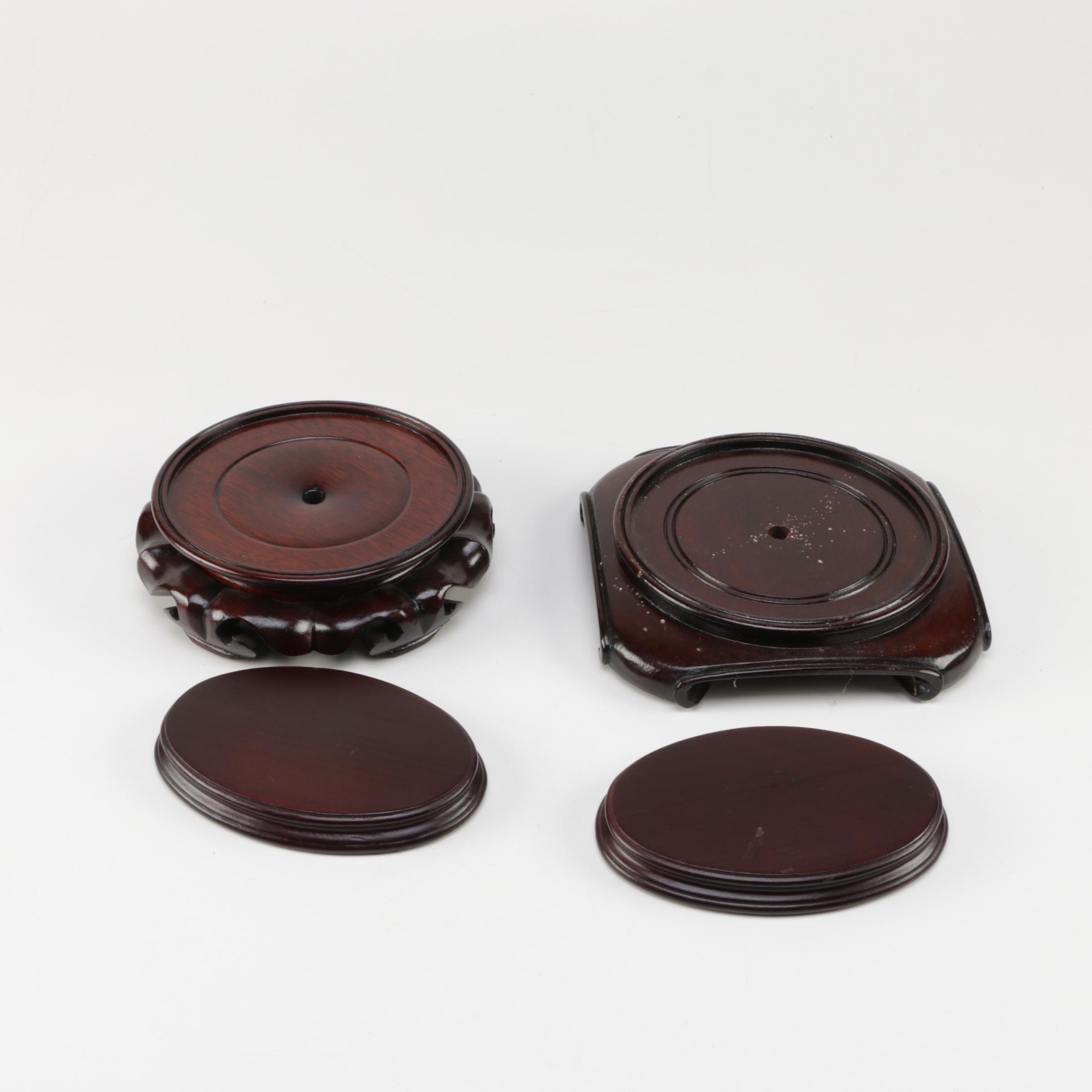 Assorted Wooden Display Stands