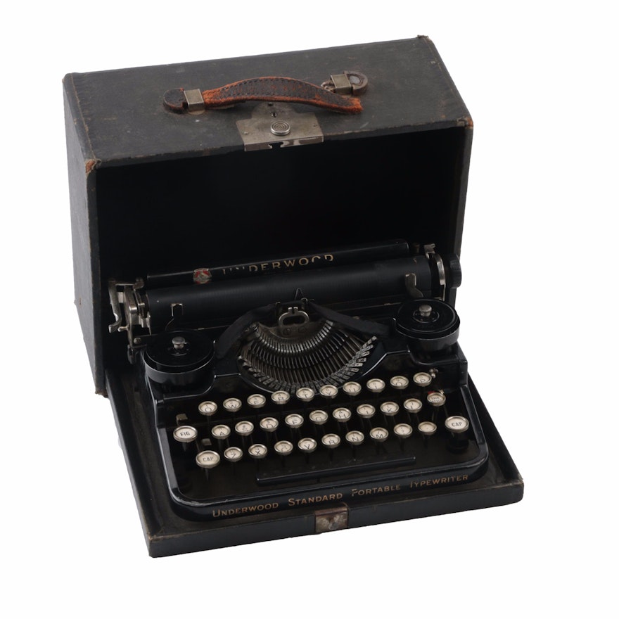 Vintage Underwood Standard Portable Typewriter