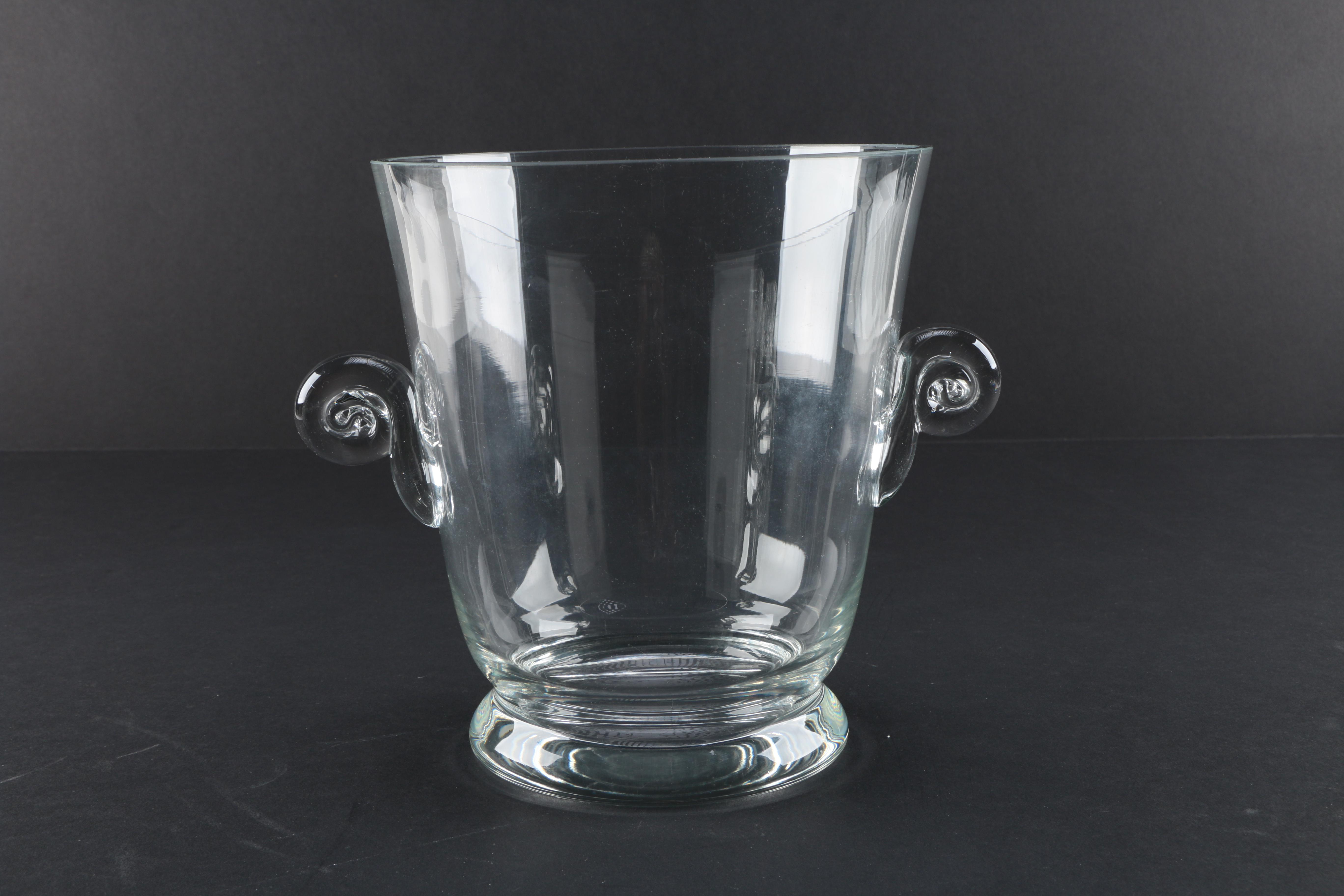 Cut Glass Decanters with Ice Bucket