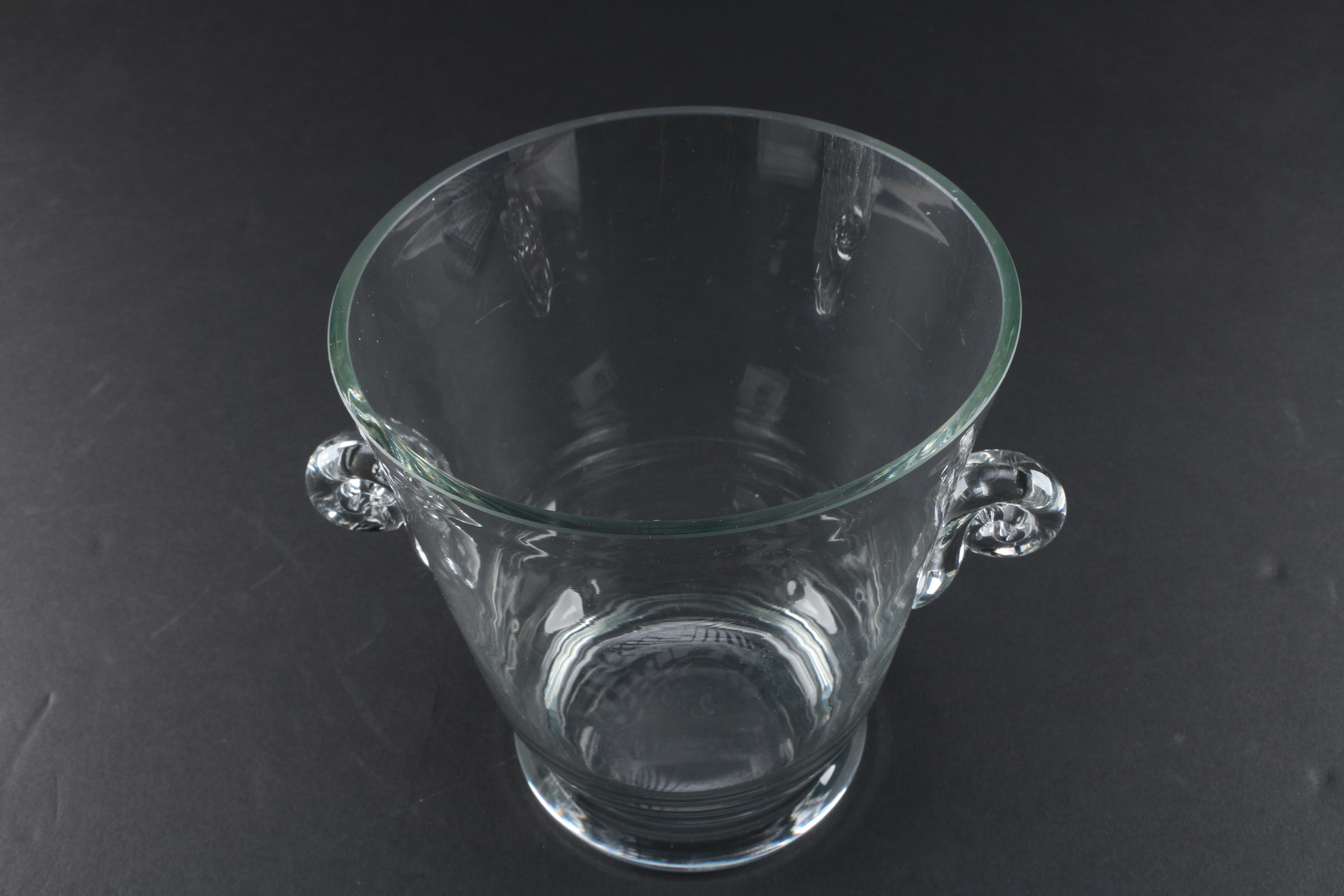 Cut Glass Decanters with Ice Bucket