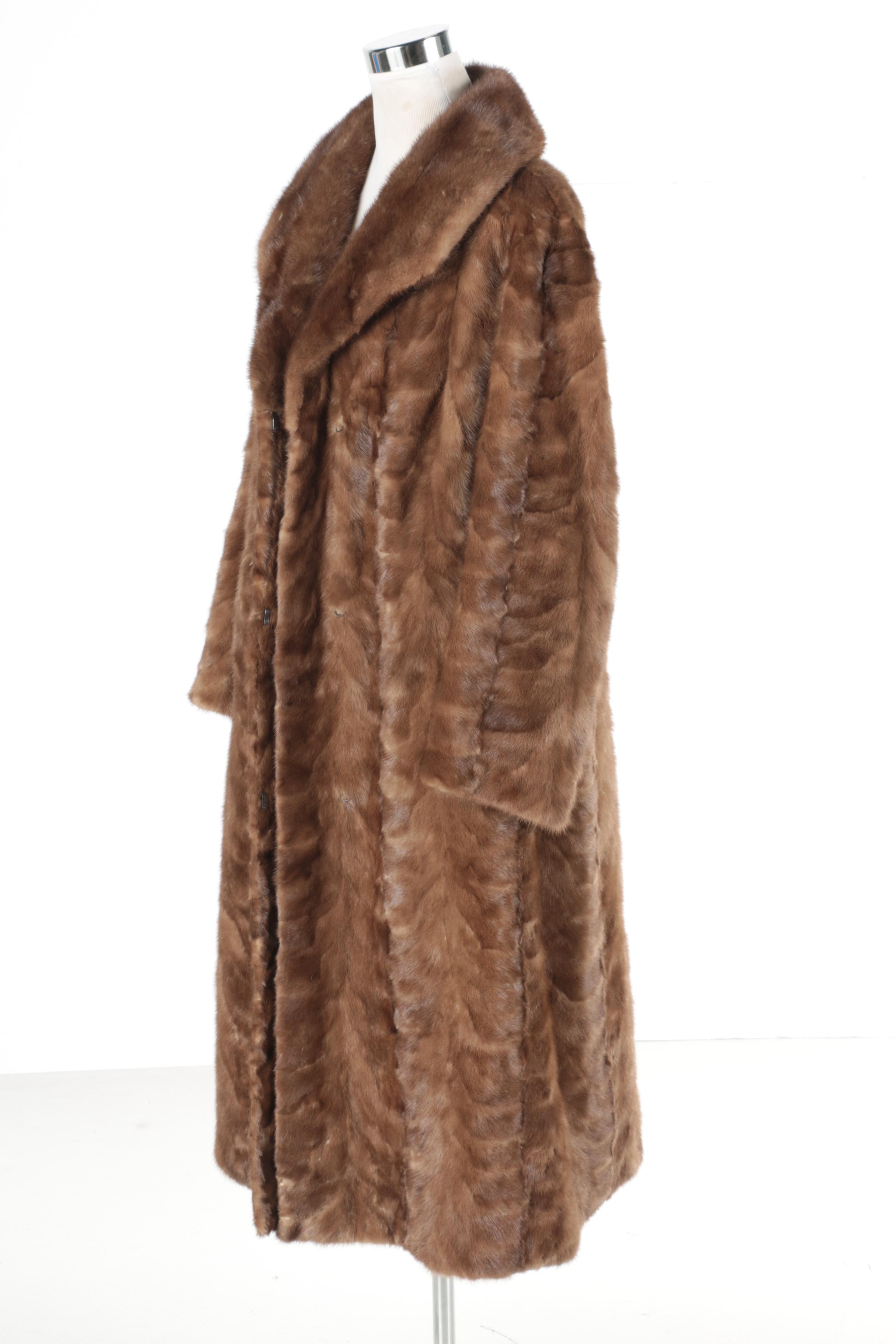 Vintage Women's Full Length Mink Fur Coat