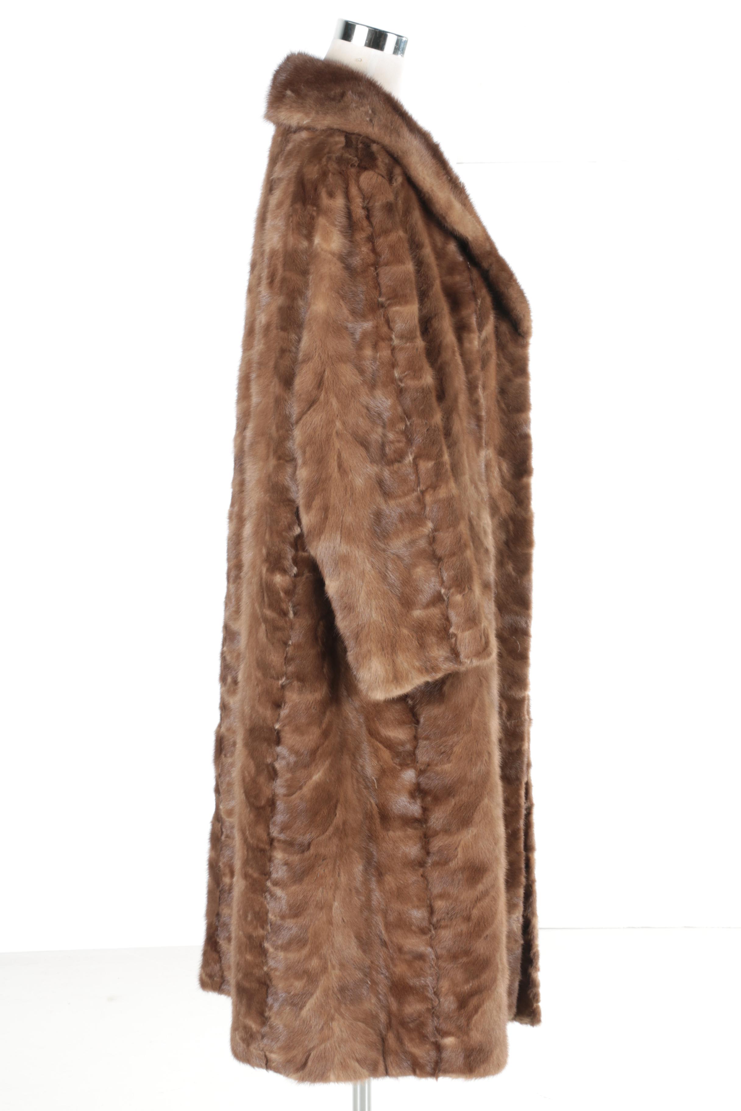 Vintage Women's Full Length Mink Fur Coat