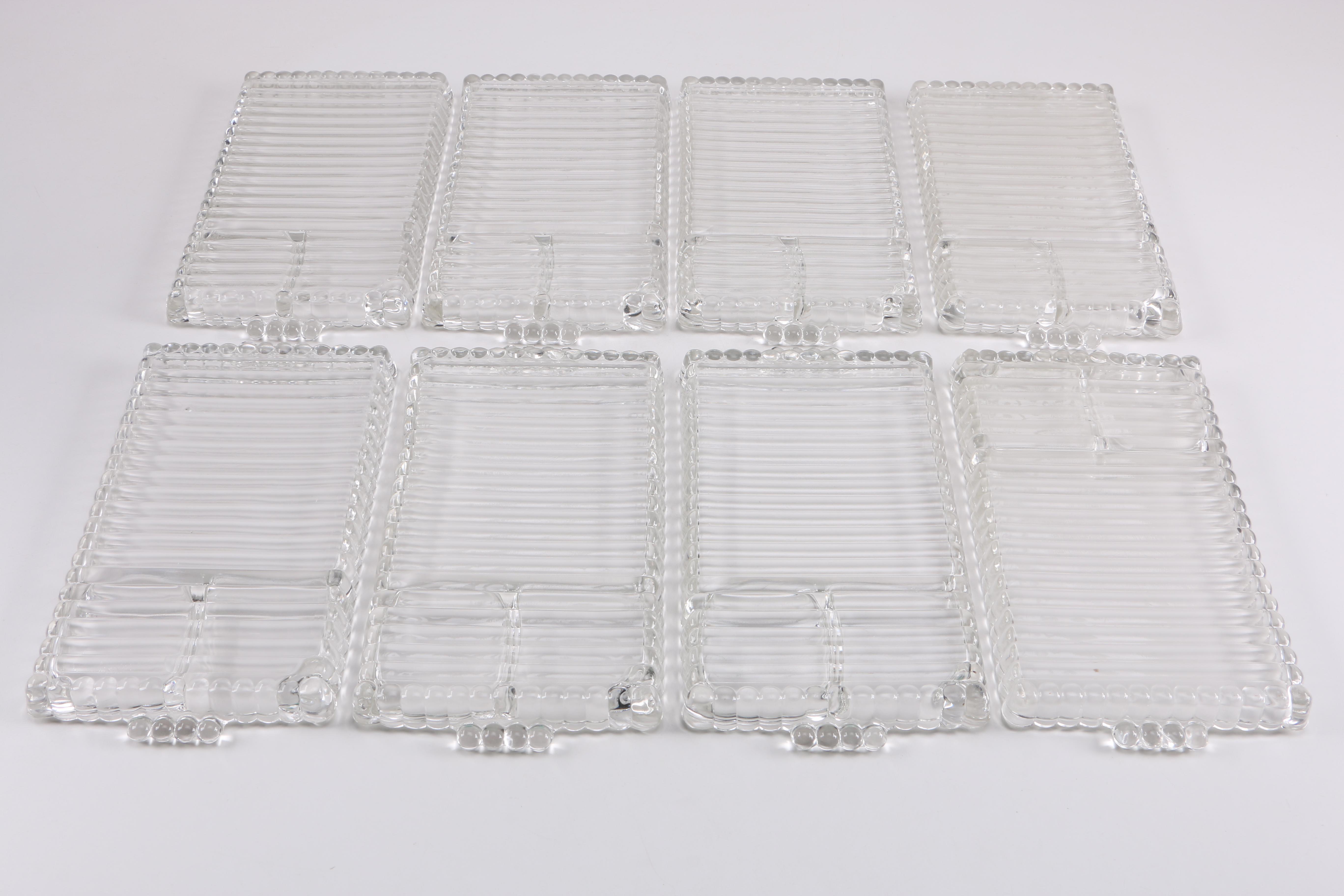 Set of Eight Snack Plates and Mugs