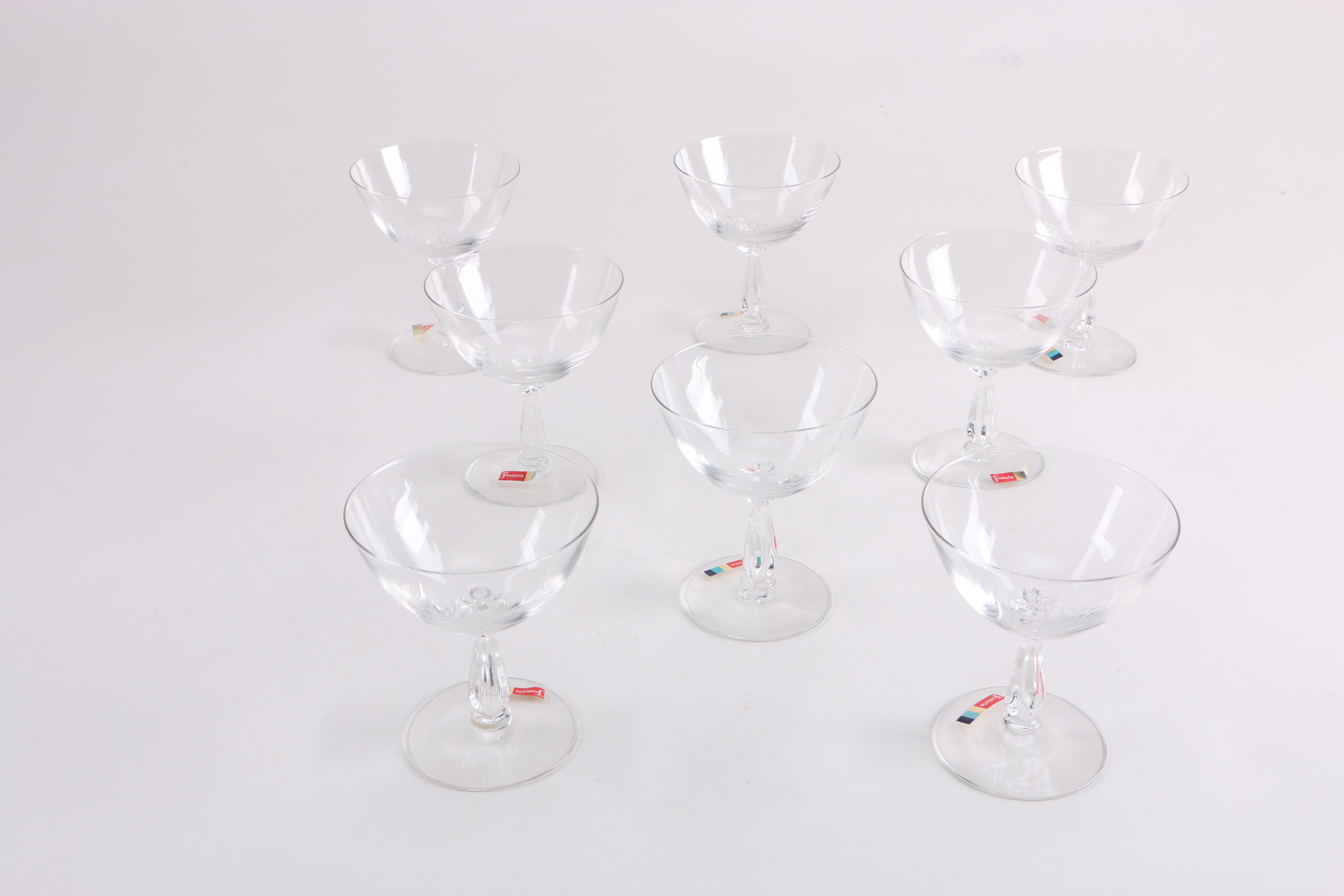 Fostoria Glass Tableware and Barware