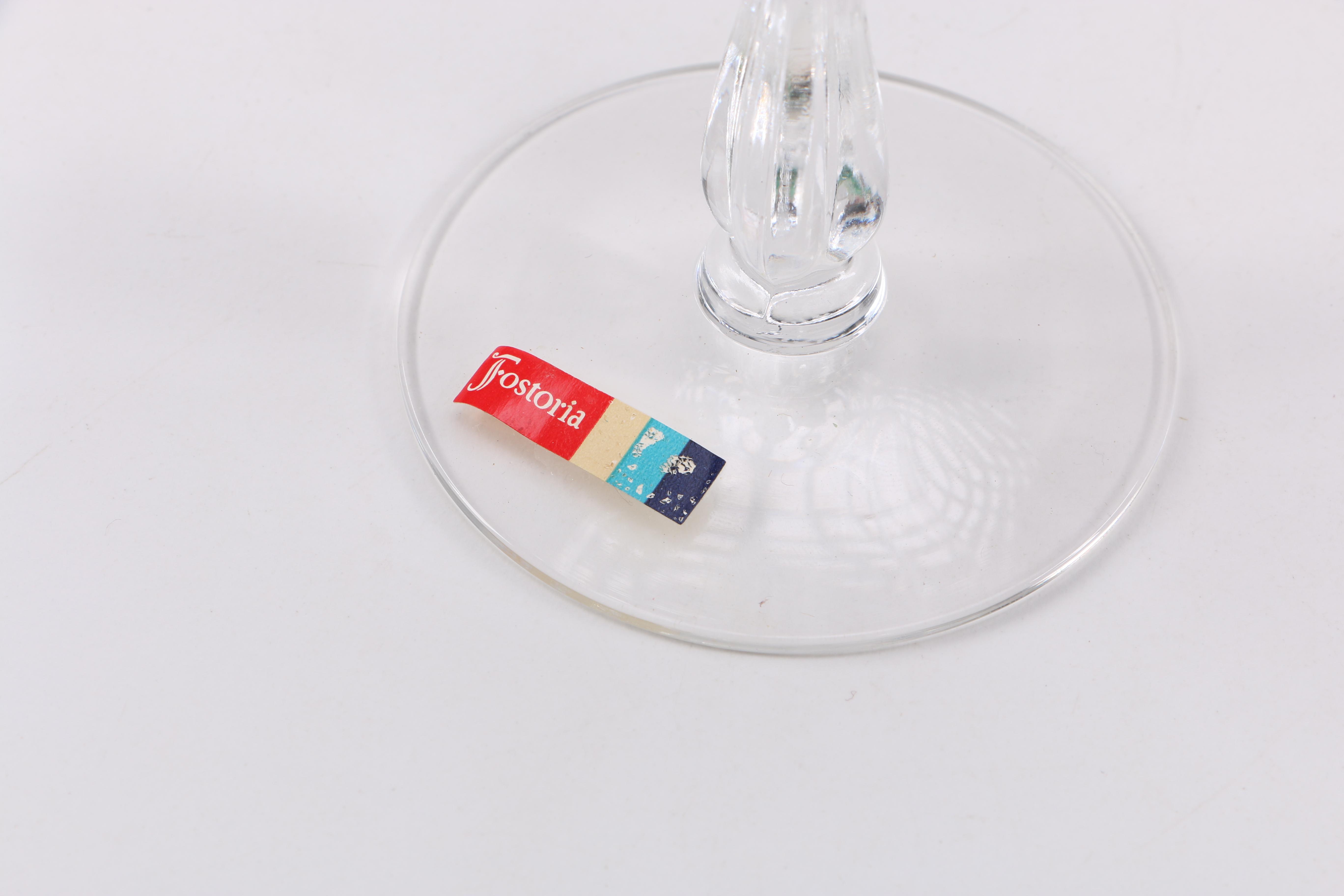 Fostoria Glass Tableware and Barware