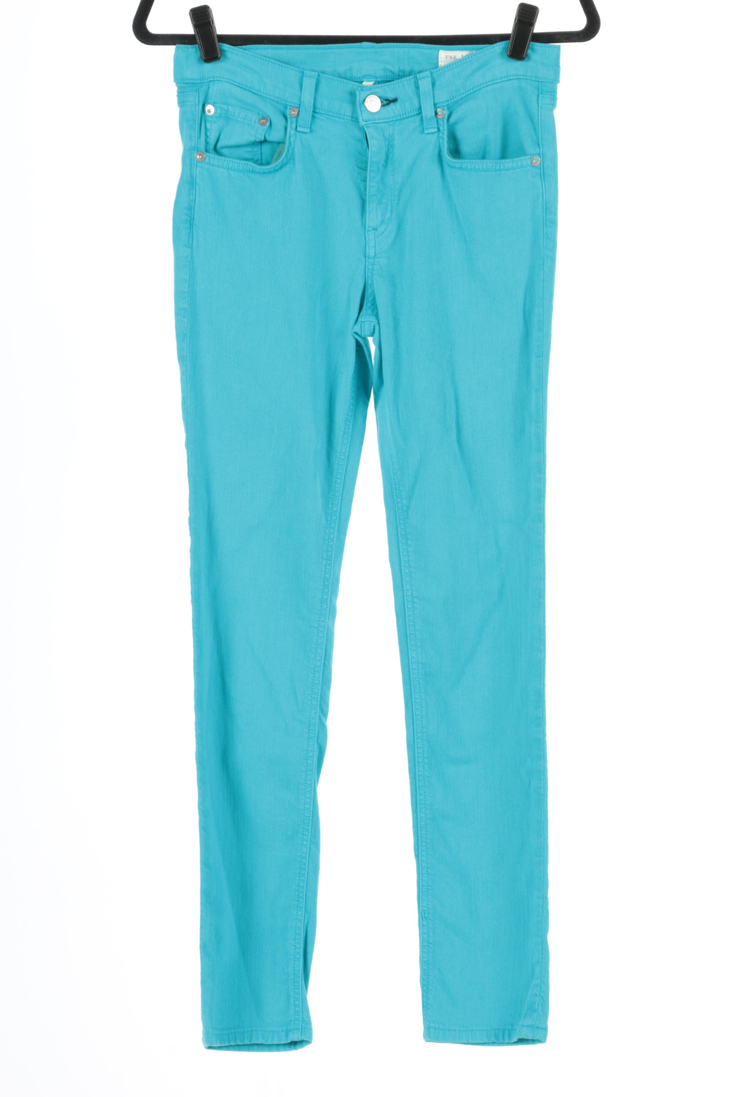 Four Pairs of Pants Including Tory Burch and Rag & Bone