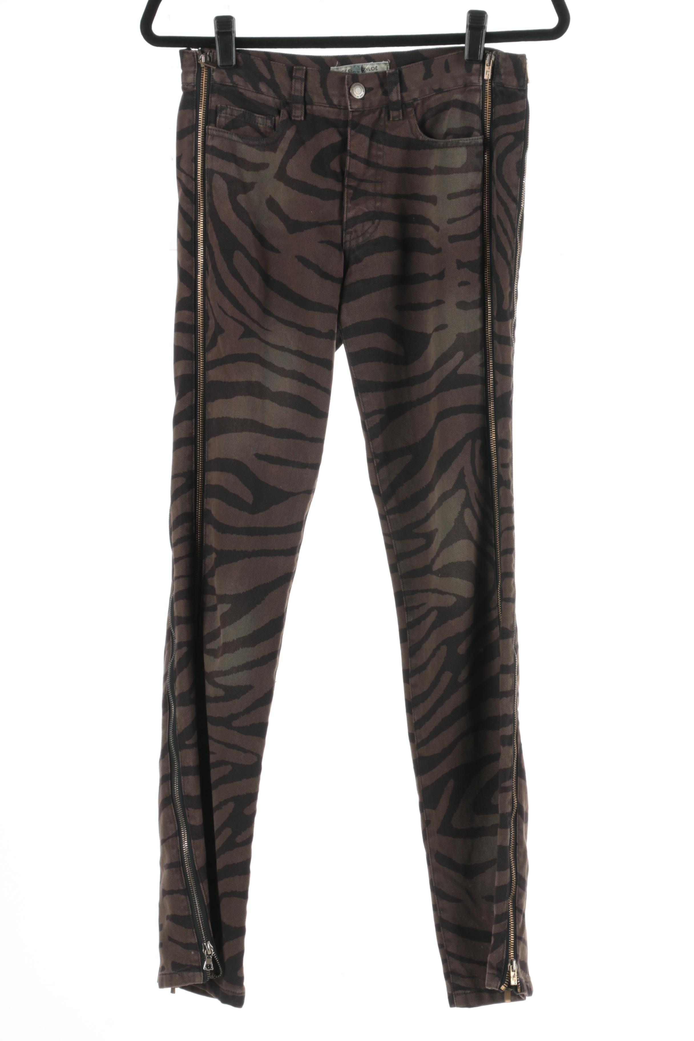 Four Pairs of Pants Including Tory Burch and Rag & Bone