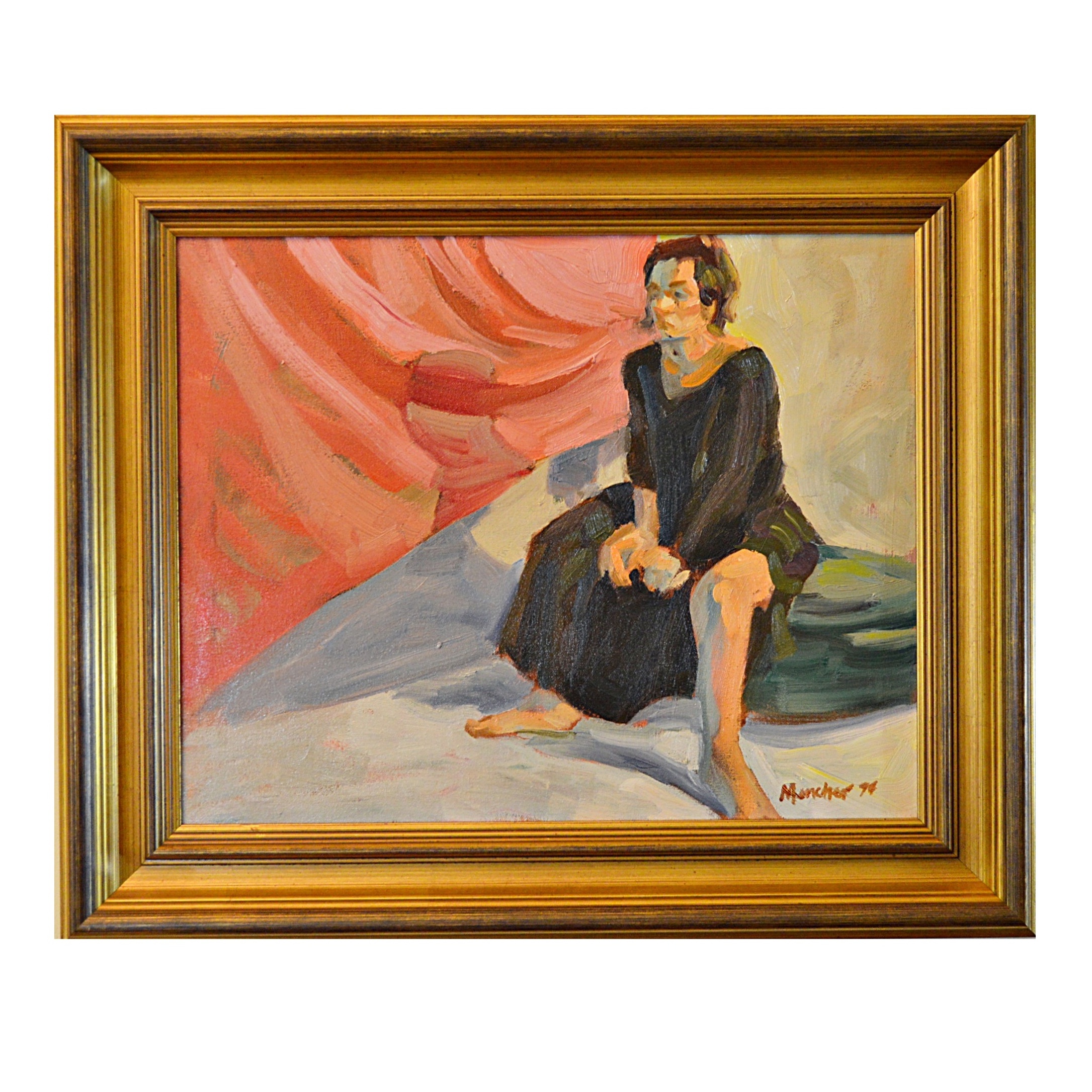 Kenney Mencher Original Oil on Canvas