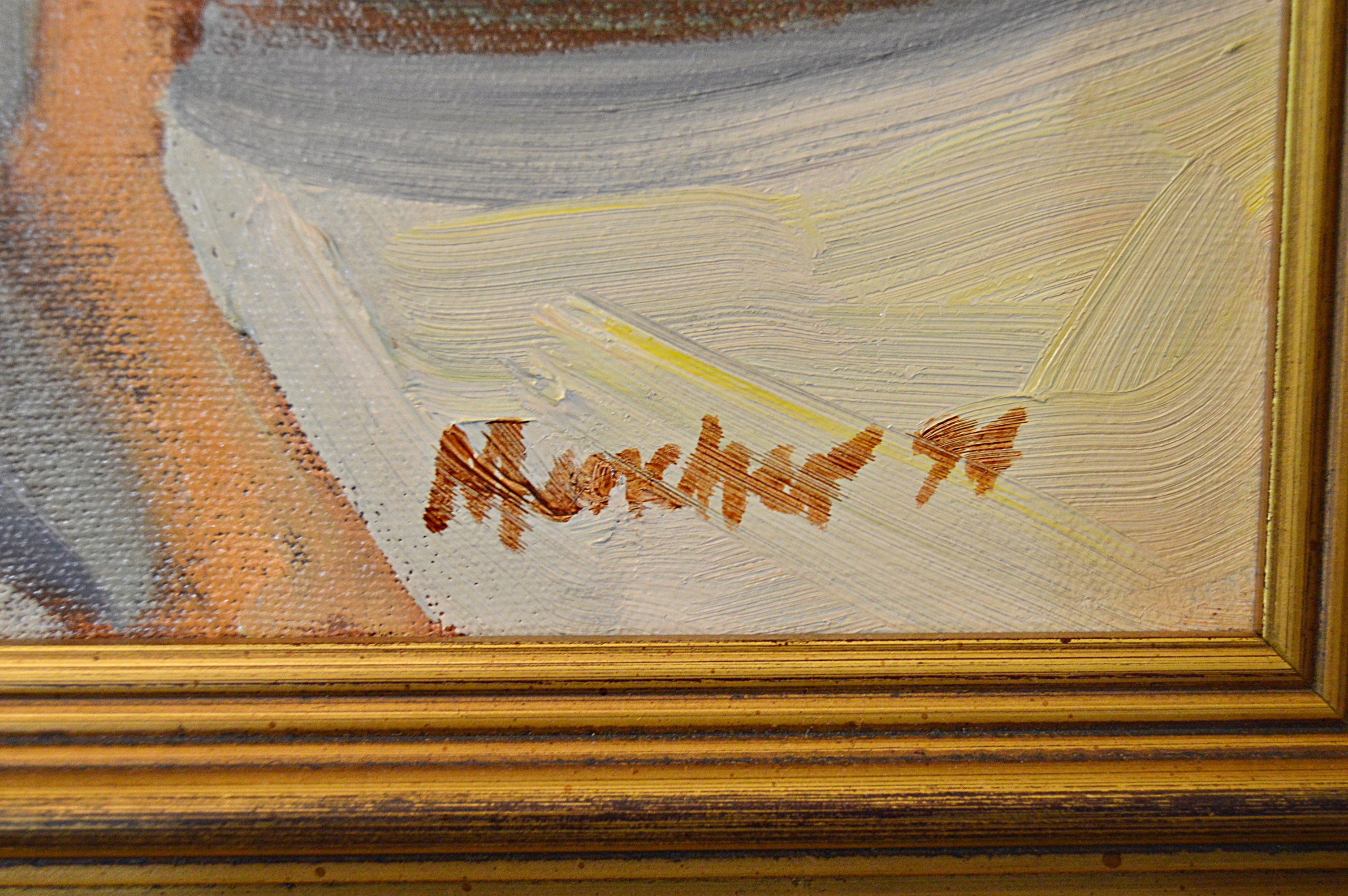 Kenney Mencher Original Oil on Canvas