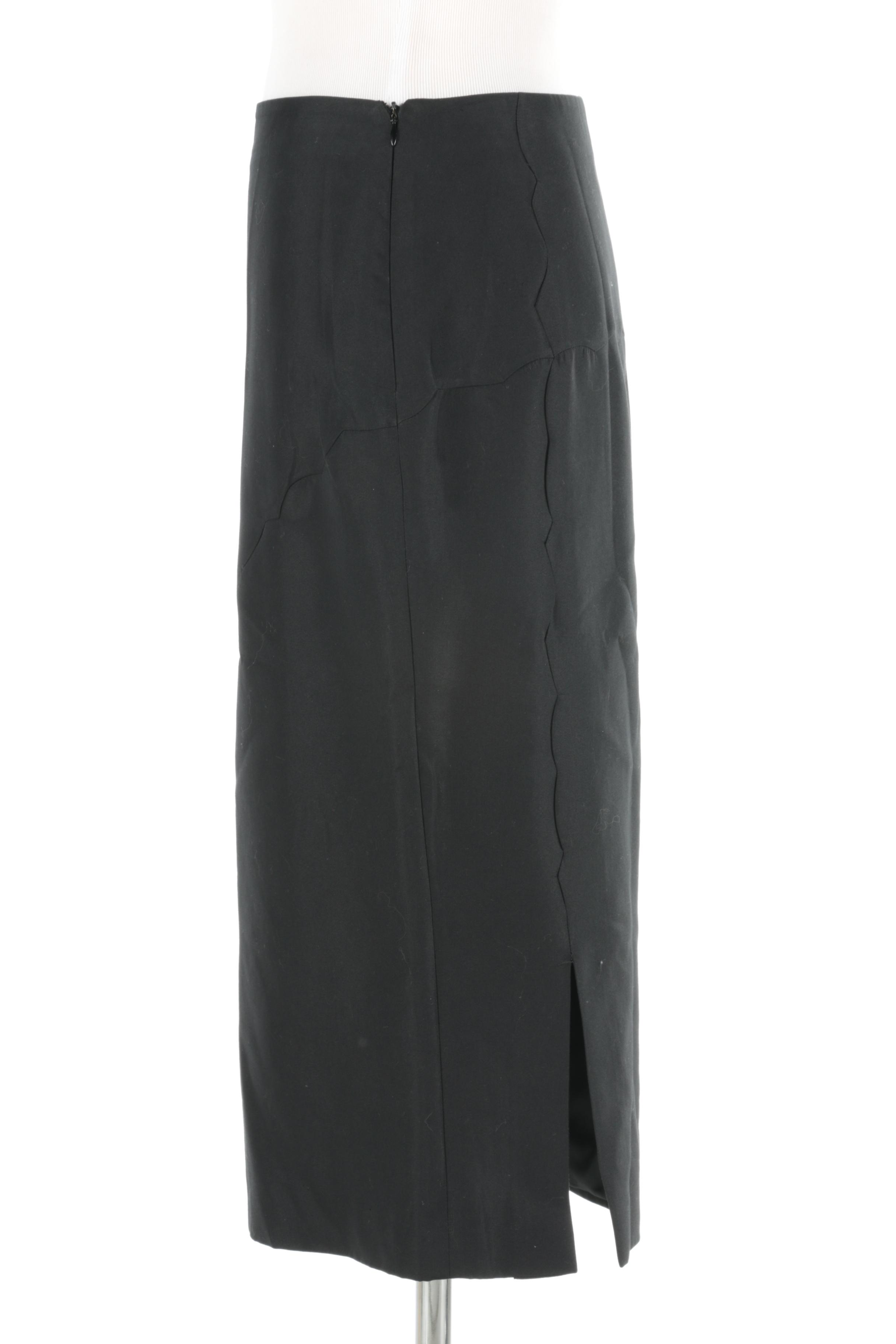 Prada Black Pencil Skirt