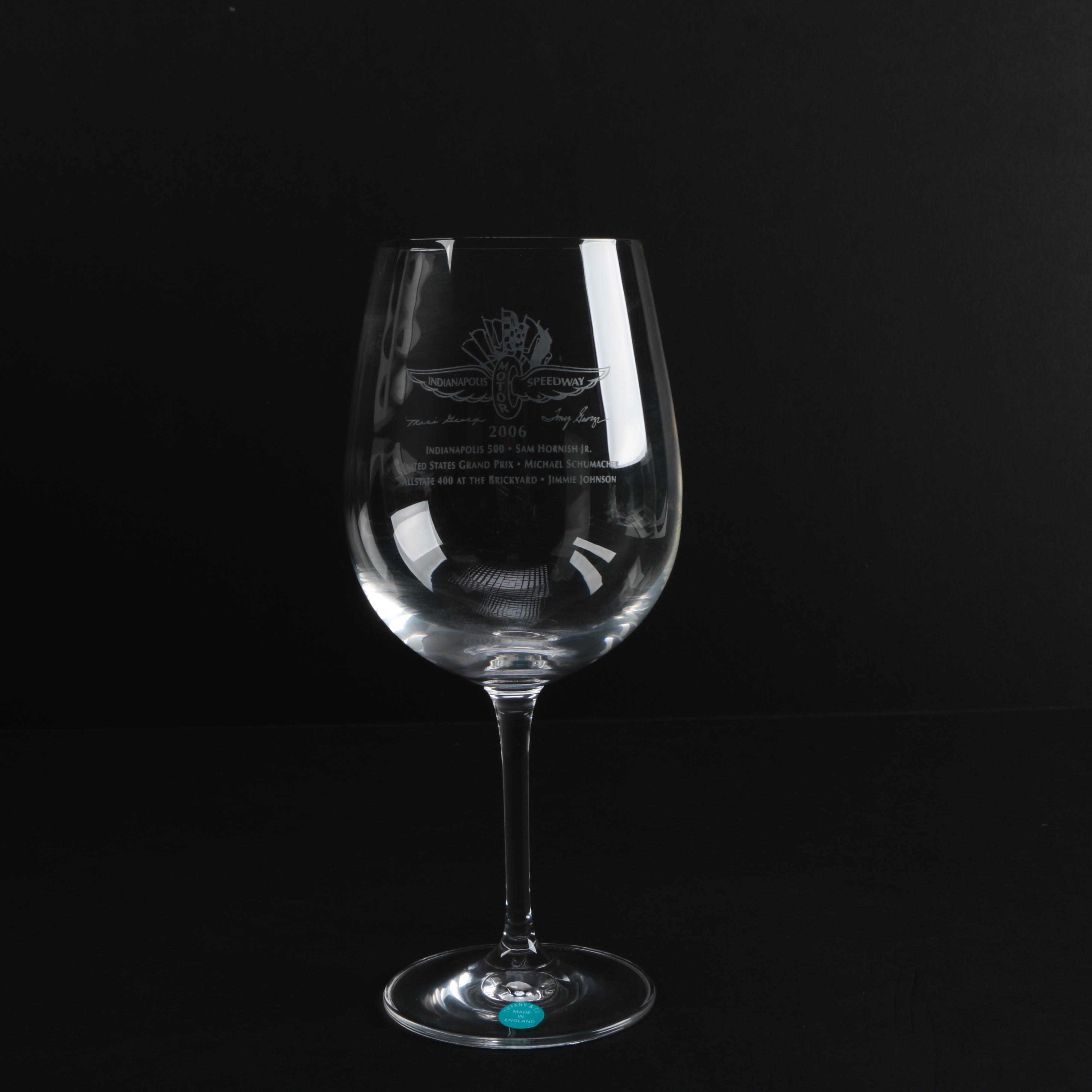 Tiffany & Co. Indianapolis Motor Speedway Wine Glass