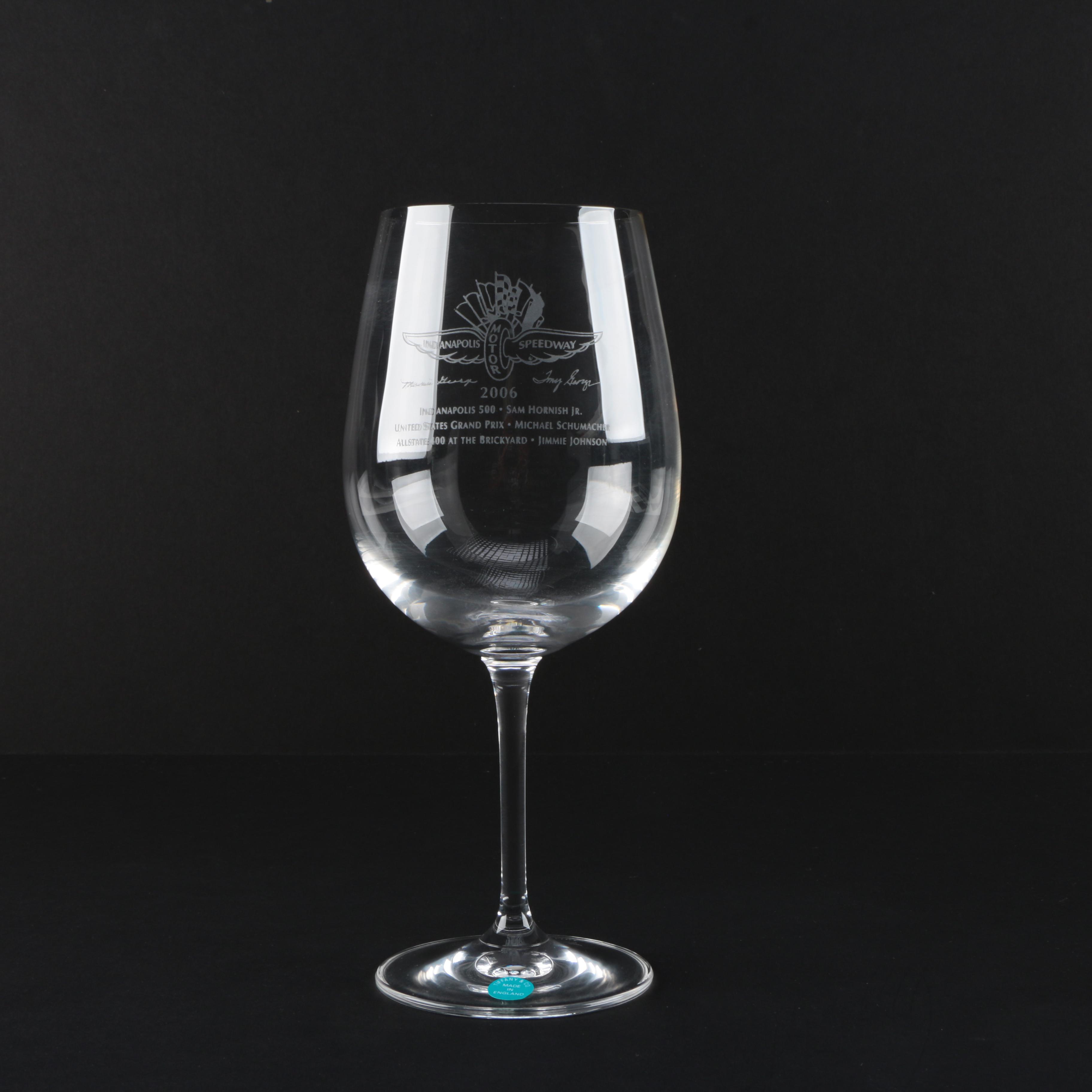 Tiffany & Co. Indianapolis Motor Speedway Wine Glass