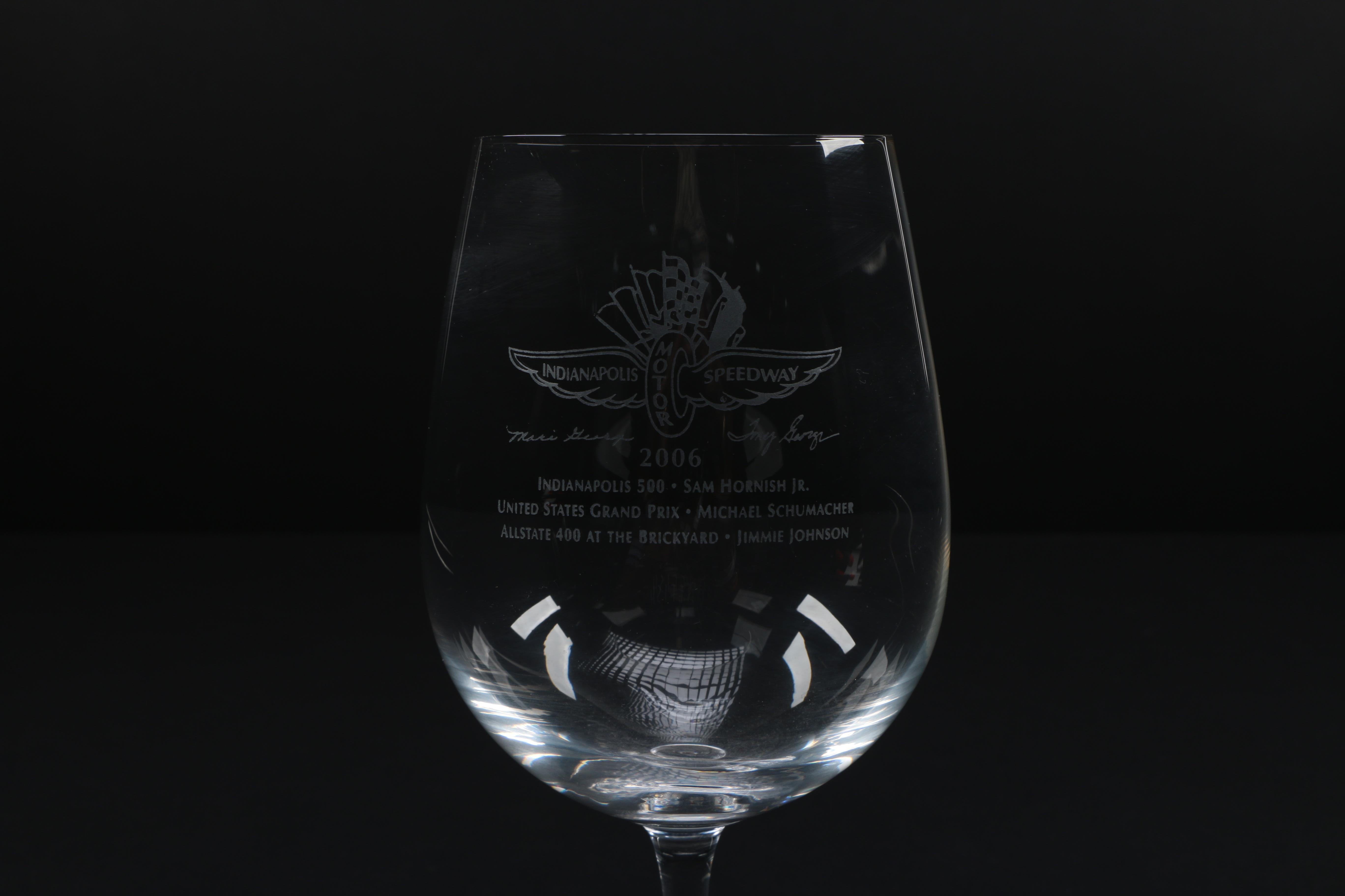 Tiffany & Co. Indianapolis Motor Speedway Wine Glass