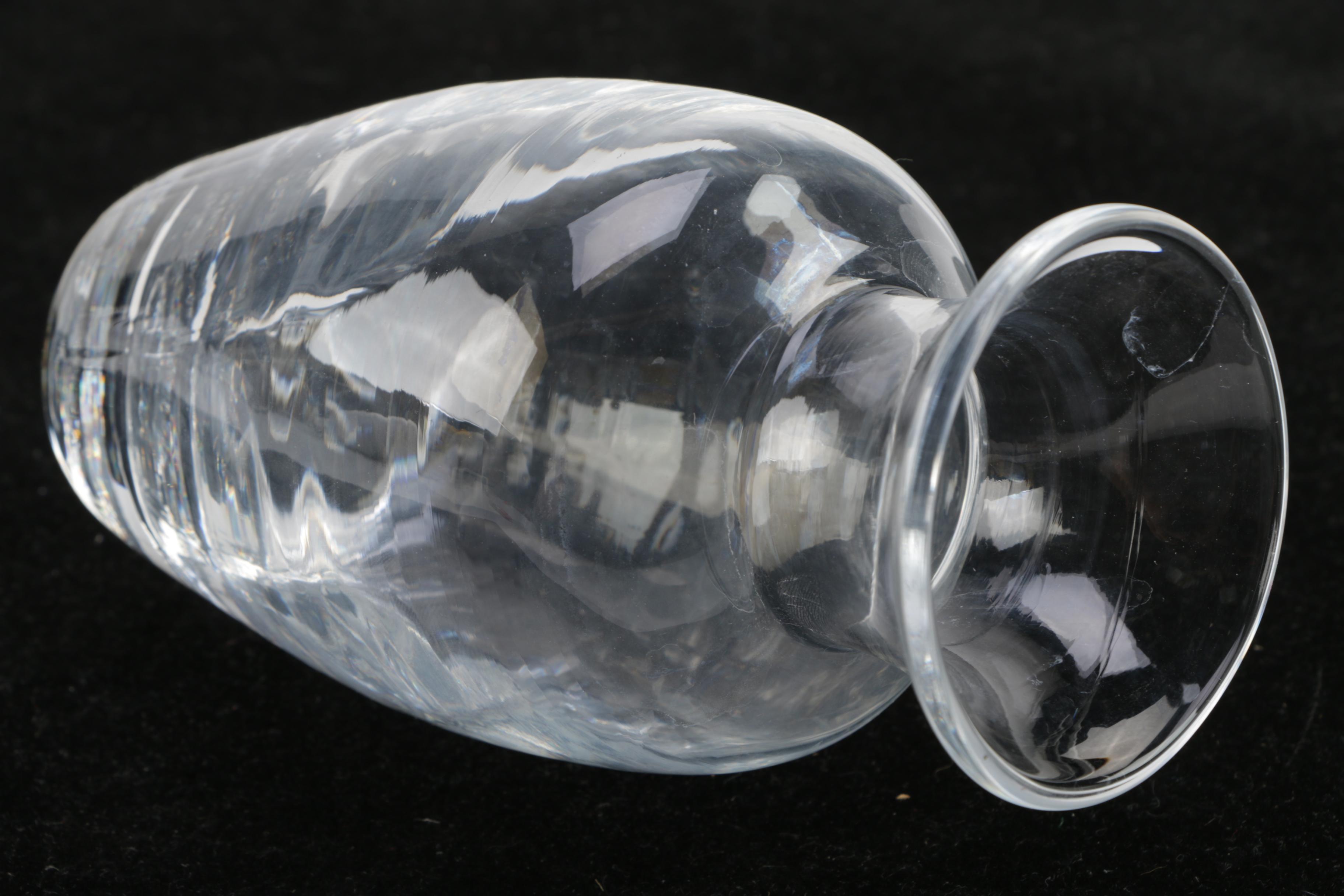 Simon Pierce Hand Blown Glass Vase