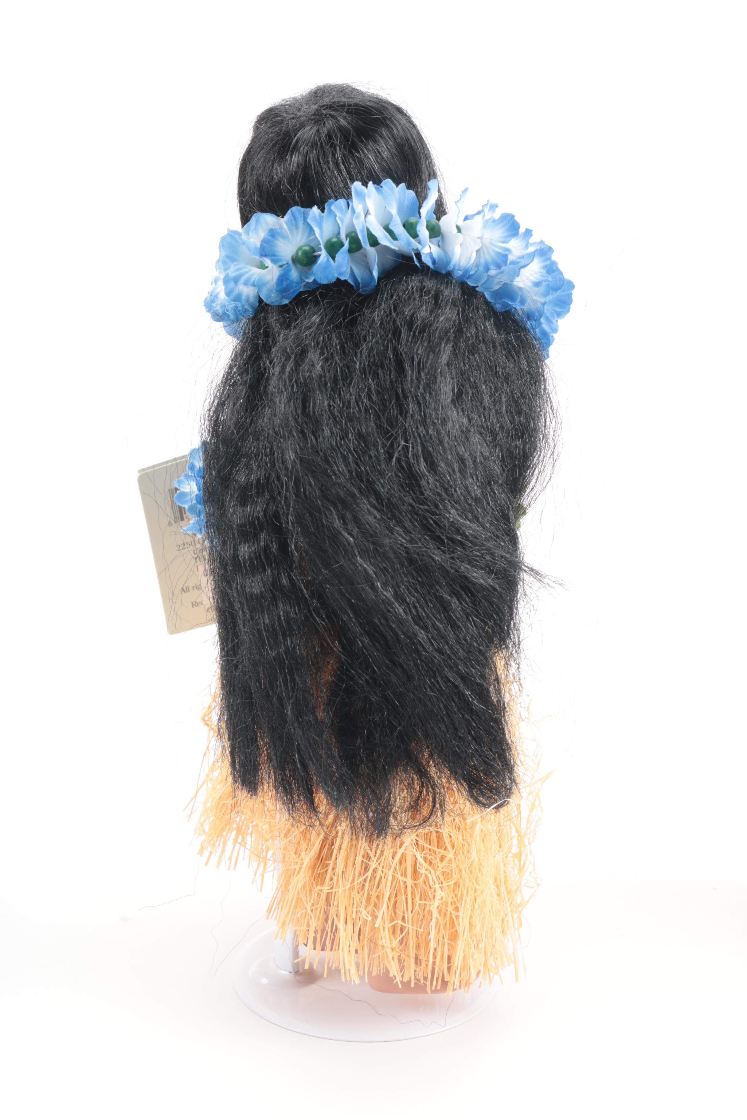 Milestone Hula Dancer Porcelain Dolls