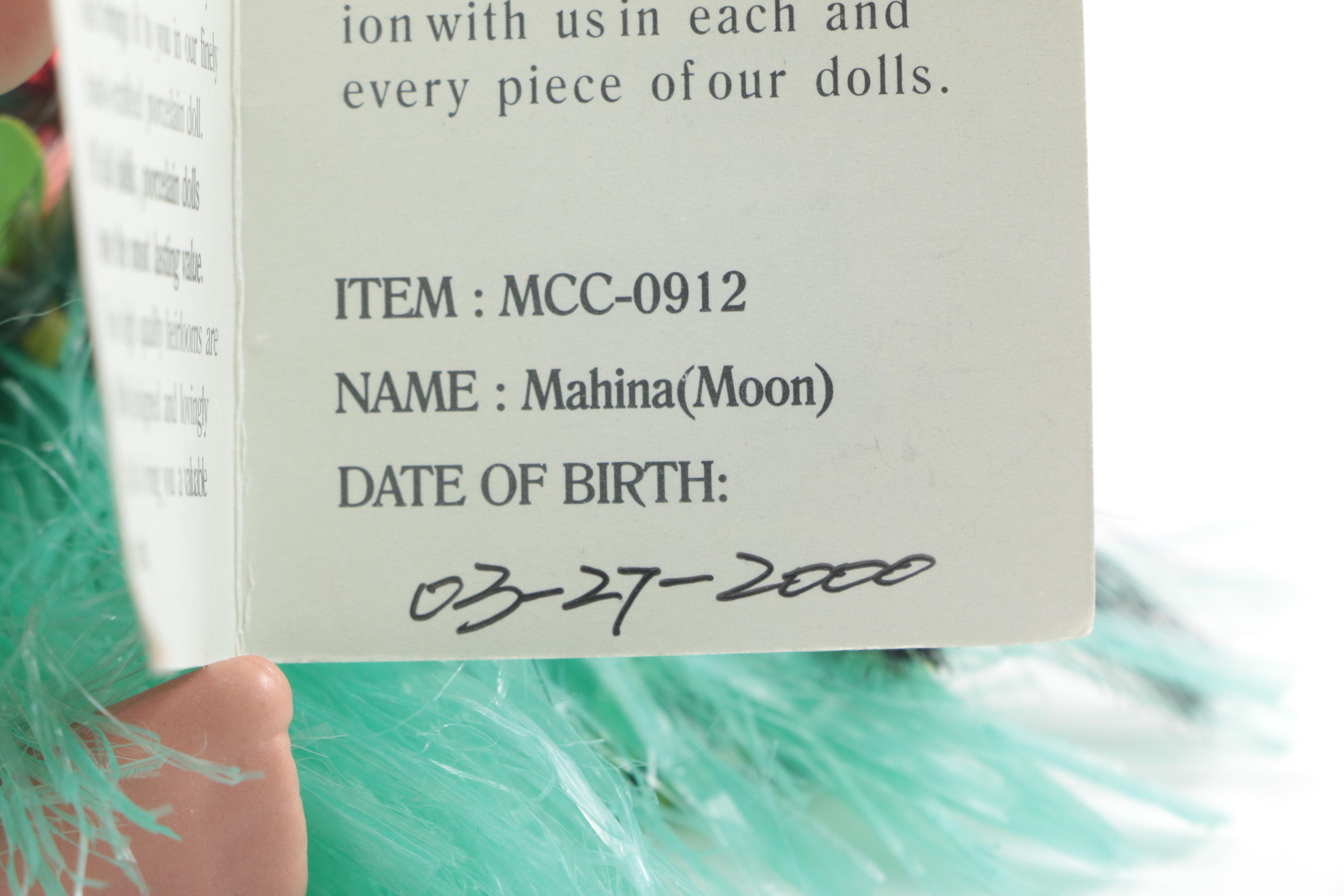 Milestone Hula Dancer Porcelain Dolls