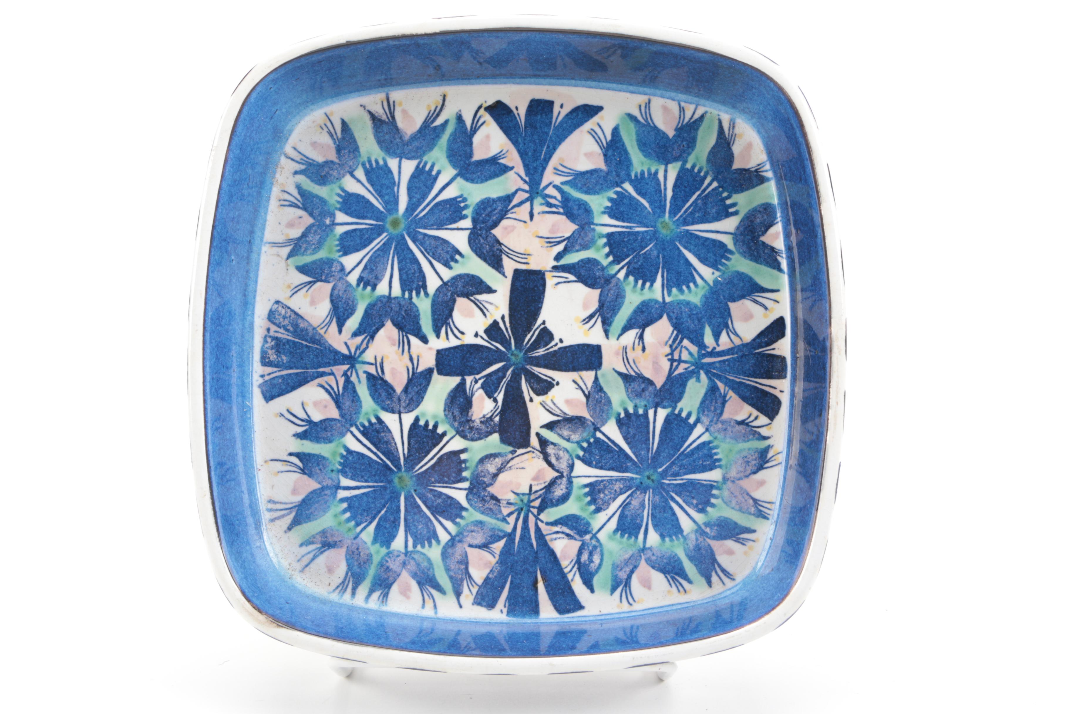 Pair of Danish Royal Copenhagen Fajance Pottery Pieces