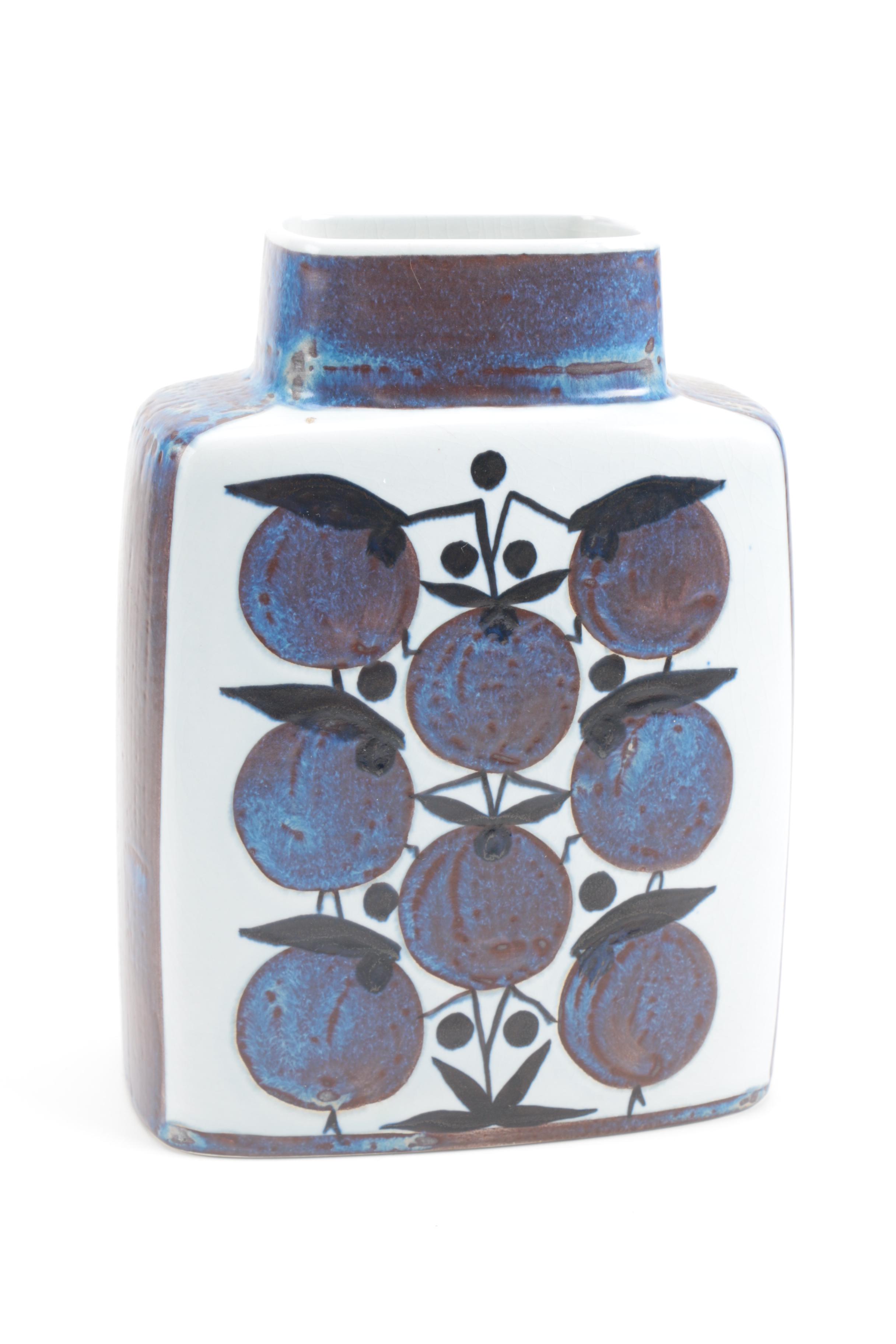 Pair of Danish Royal Copenhagen Fajance Pottery Pieces