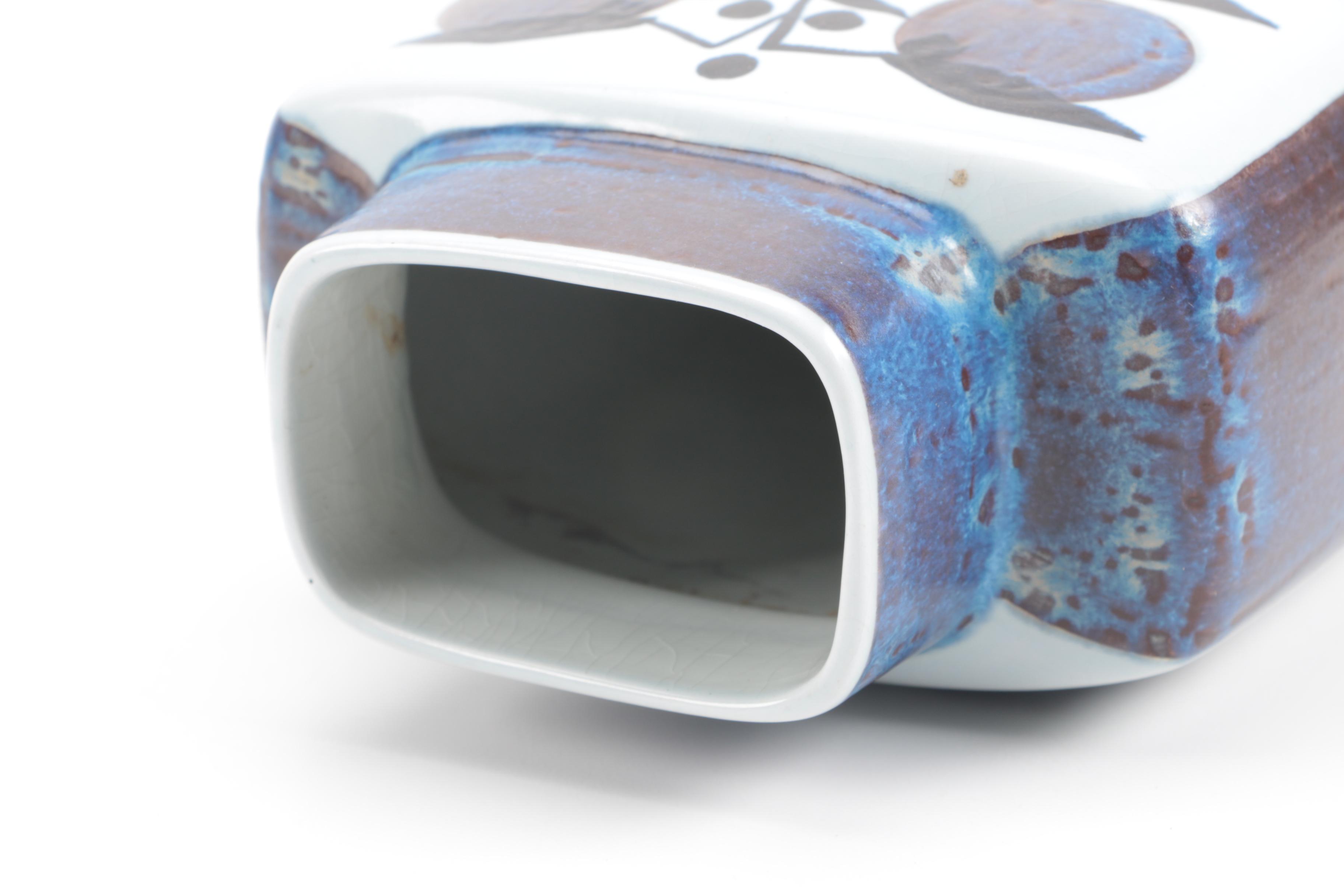 Pair of Danish Royal Copenhagen Fajance Pottery Pieces